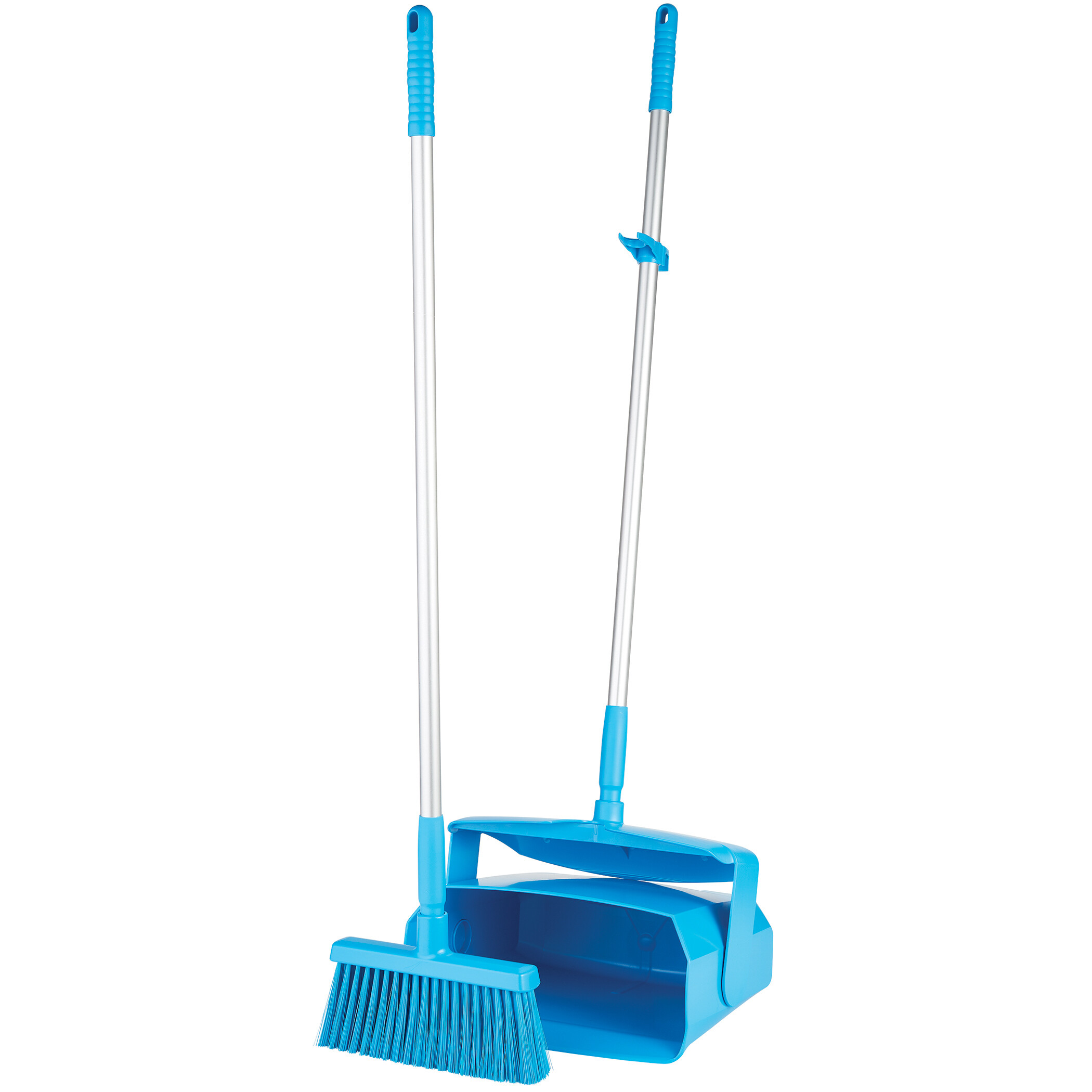 Lobby Dustpan w/Broom, 14.2