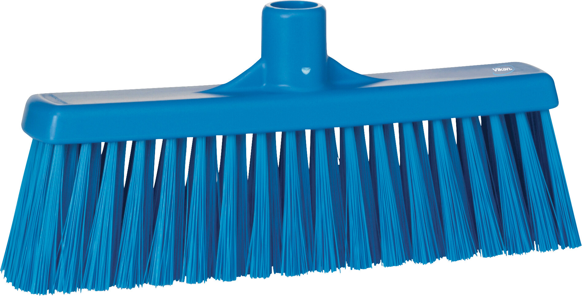 Vikan Broom w/ Straight Neck, 310 mm, Medium, Blue