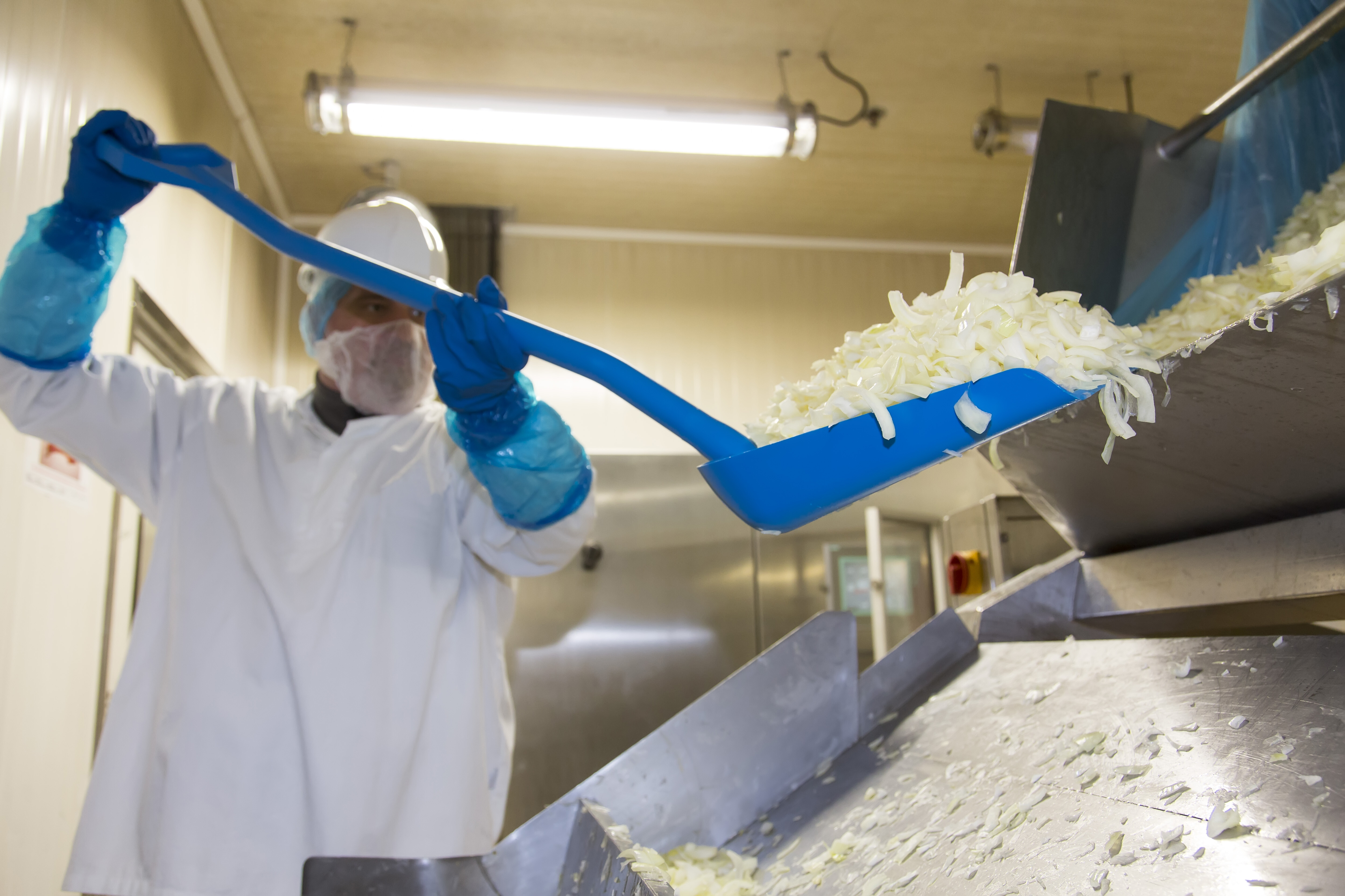 Vikan Ergonomic shovel, 1310 mm, Blue