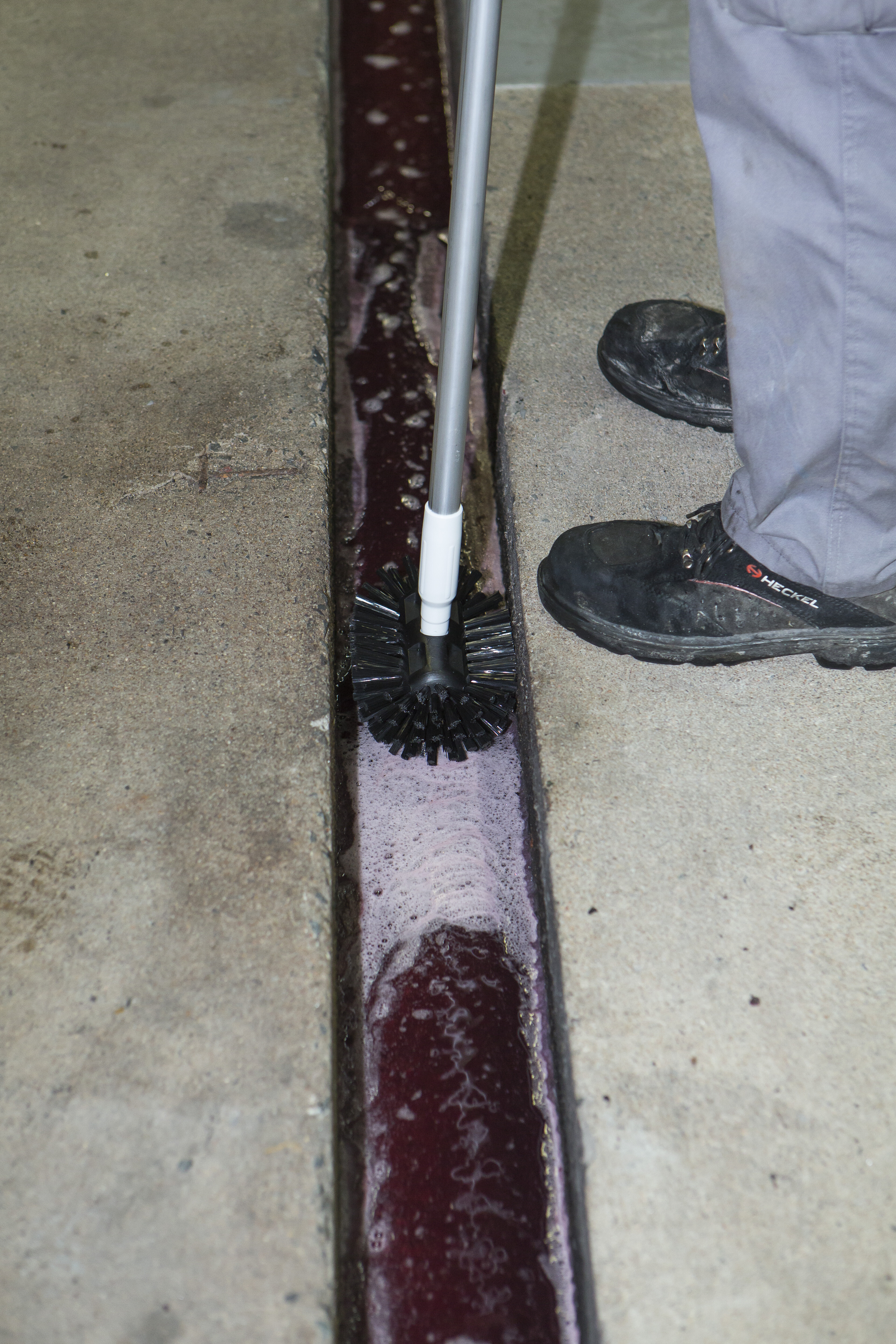 Vikan Tank Brush, 205 mm, Hard, Blue