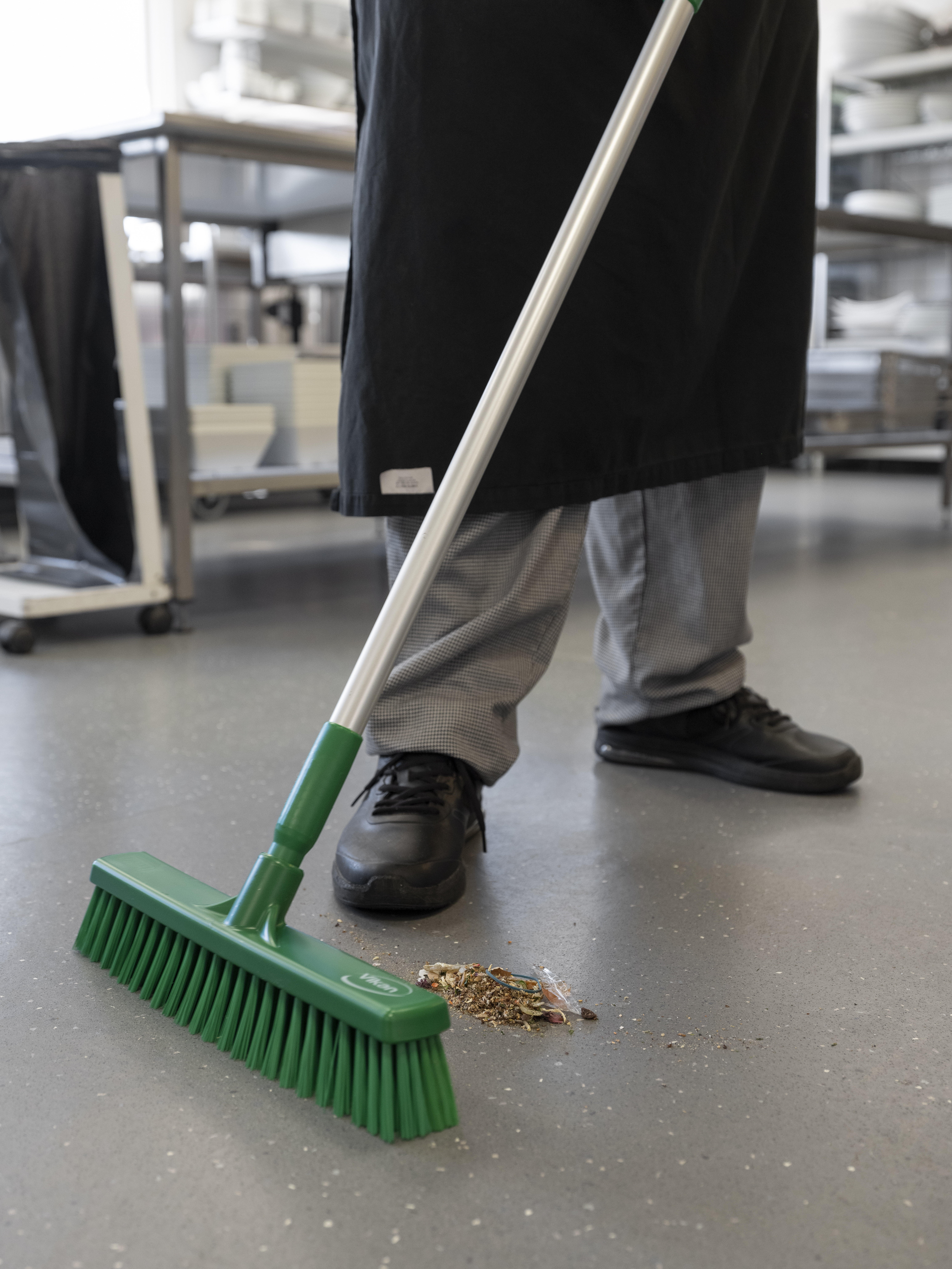 Vikan Aluminum Handle, Ø31 mm, 1510 mm, Blue