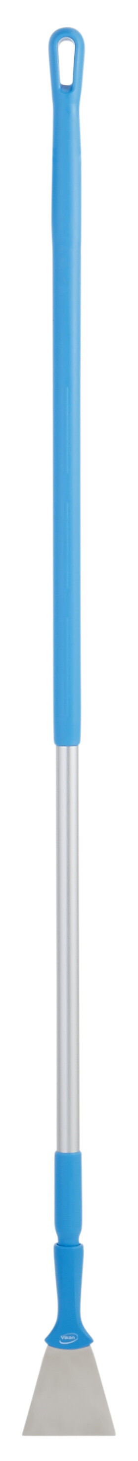 Vikan Stainless Steel Scraper with Threaded Handle, 100 mm, Blue