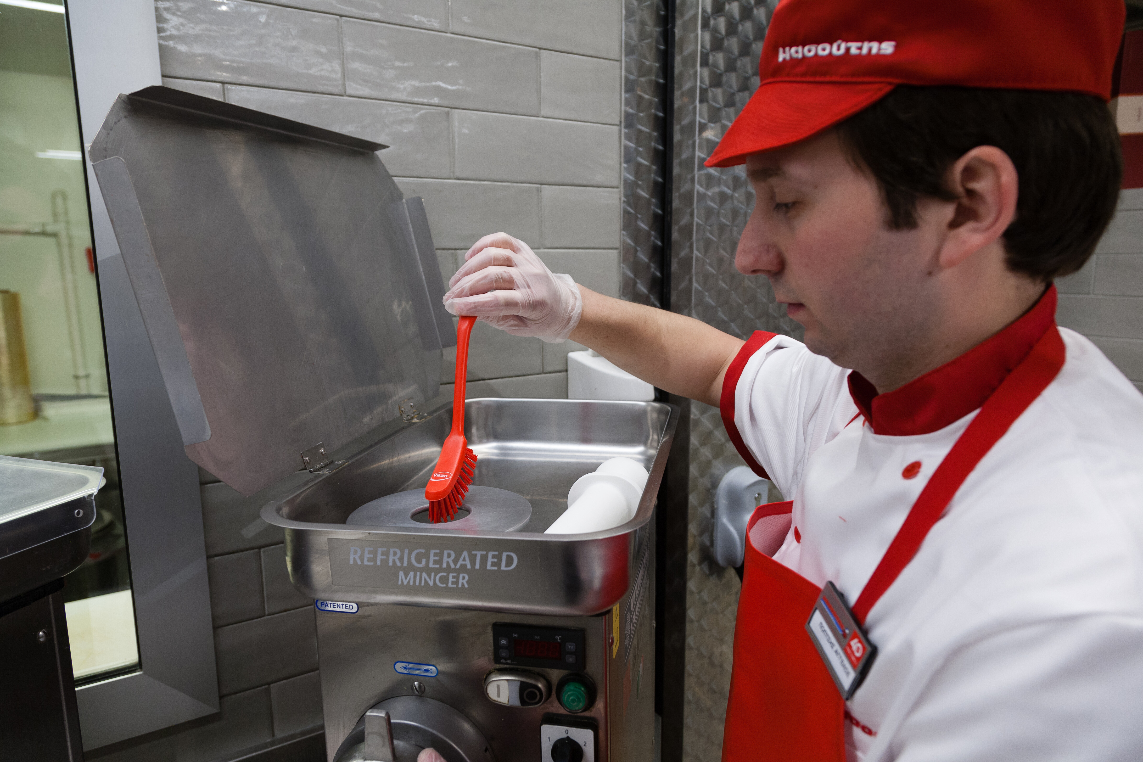 Vikan Dish Brush, 290 mm, Medium, Blue