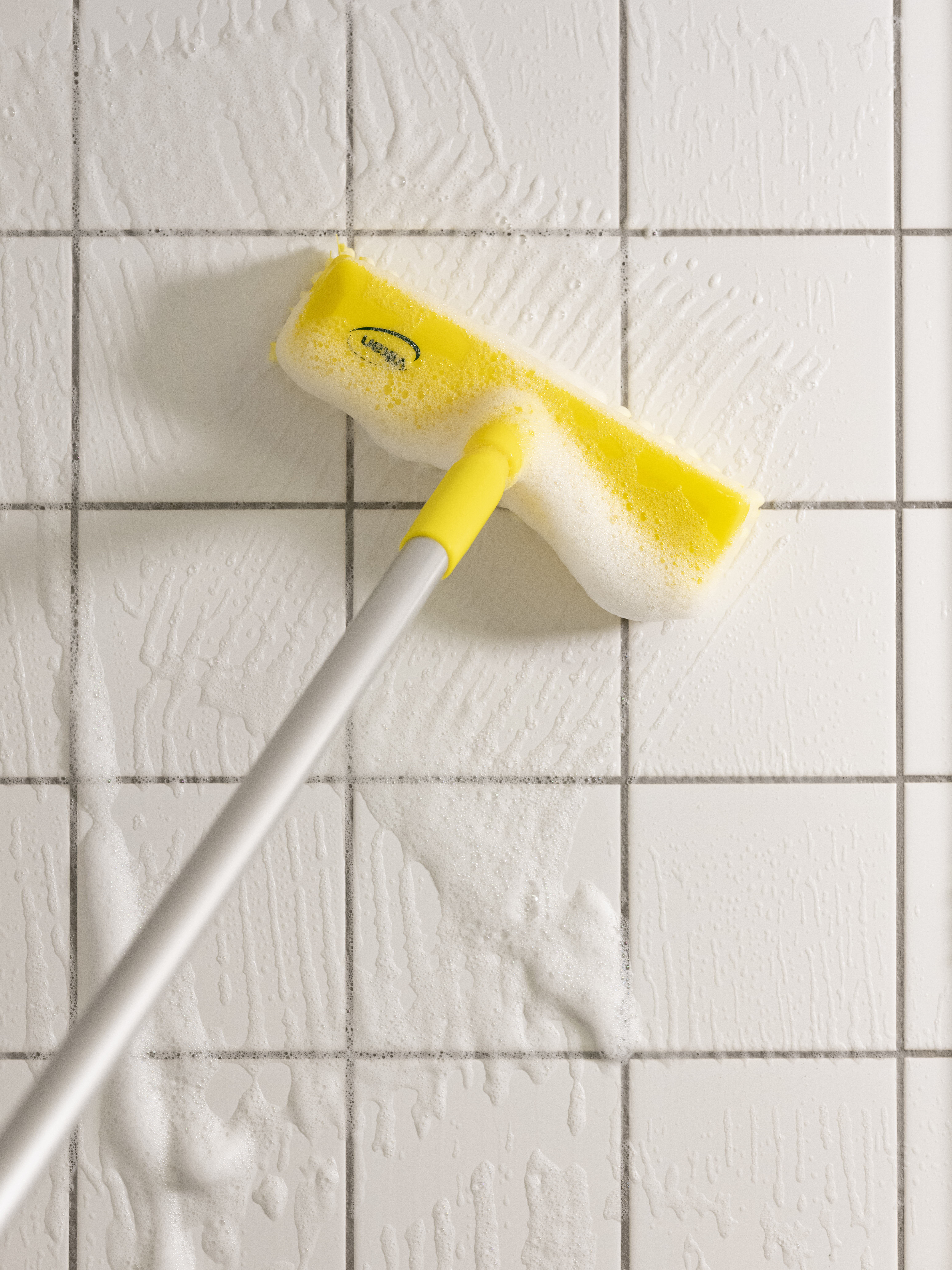 Vikan Deck Scrub, waterfed, 270 mm, Very hard, Blue