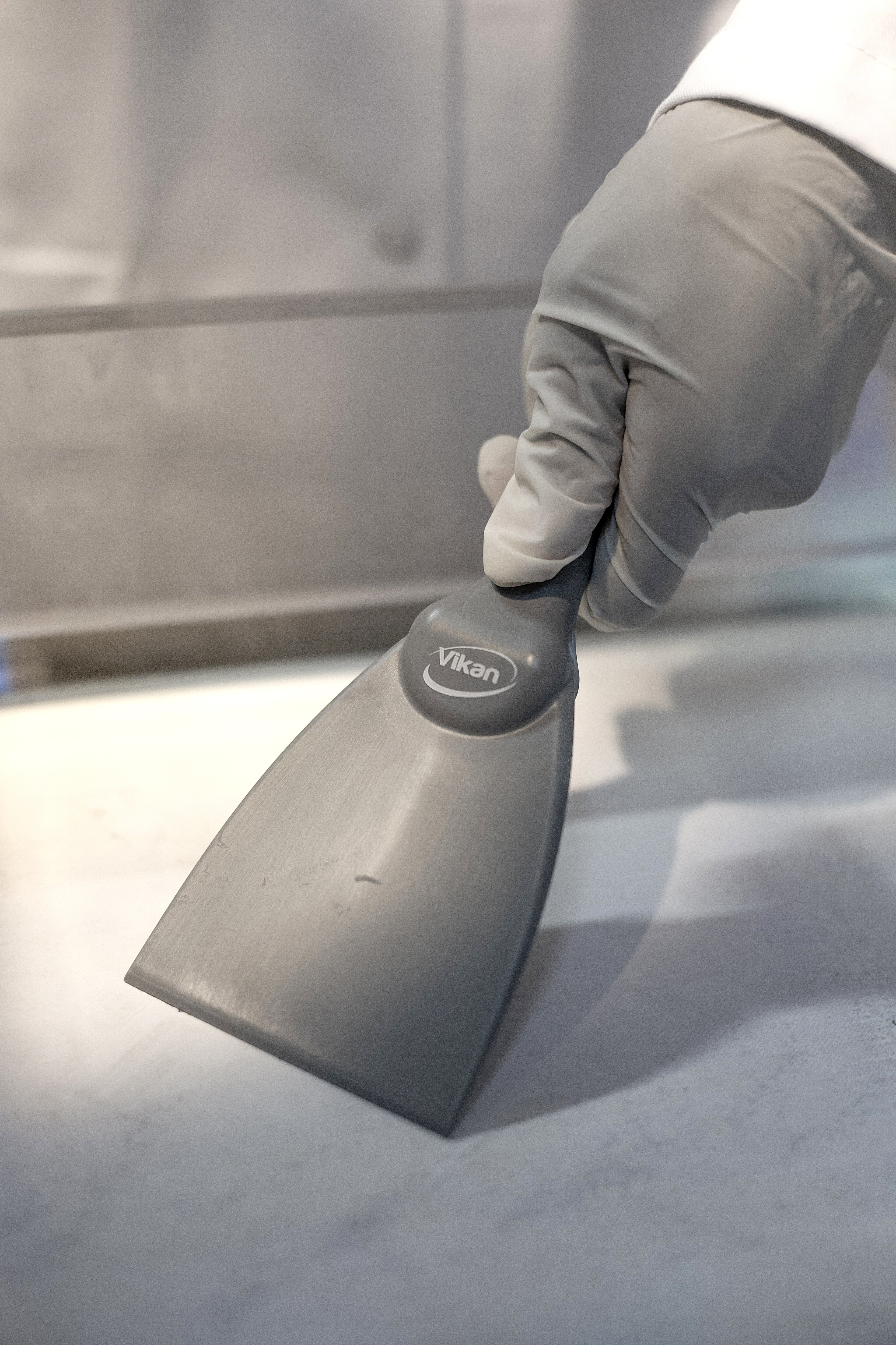 Vikan Hand Scraper, 75 mm, Blue