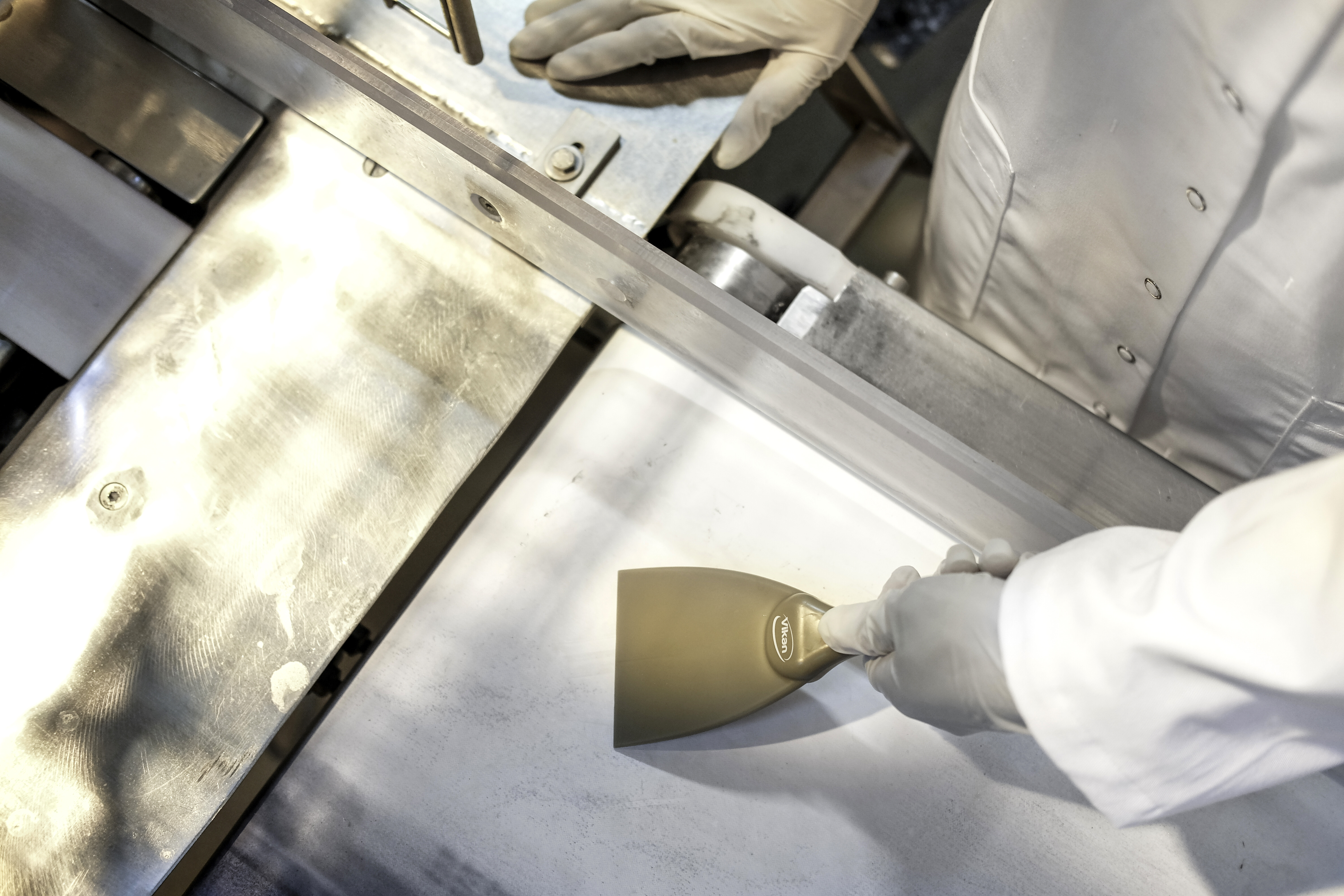 Vikan Hand Scraper, 75 mm, Blue