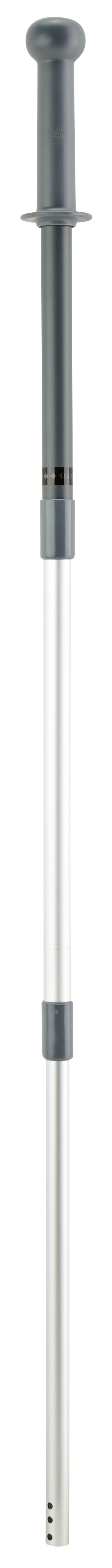 Vikan Short Telescopic Handle, 580 - 1390 mm, Ø35 mm, Click-on, Grey