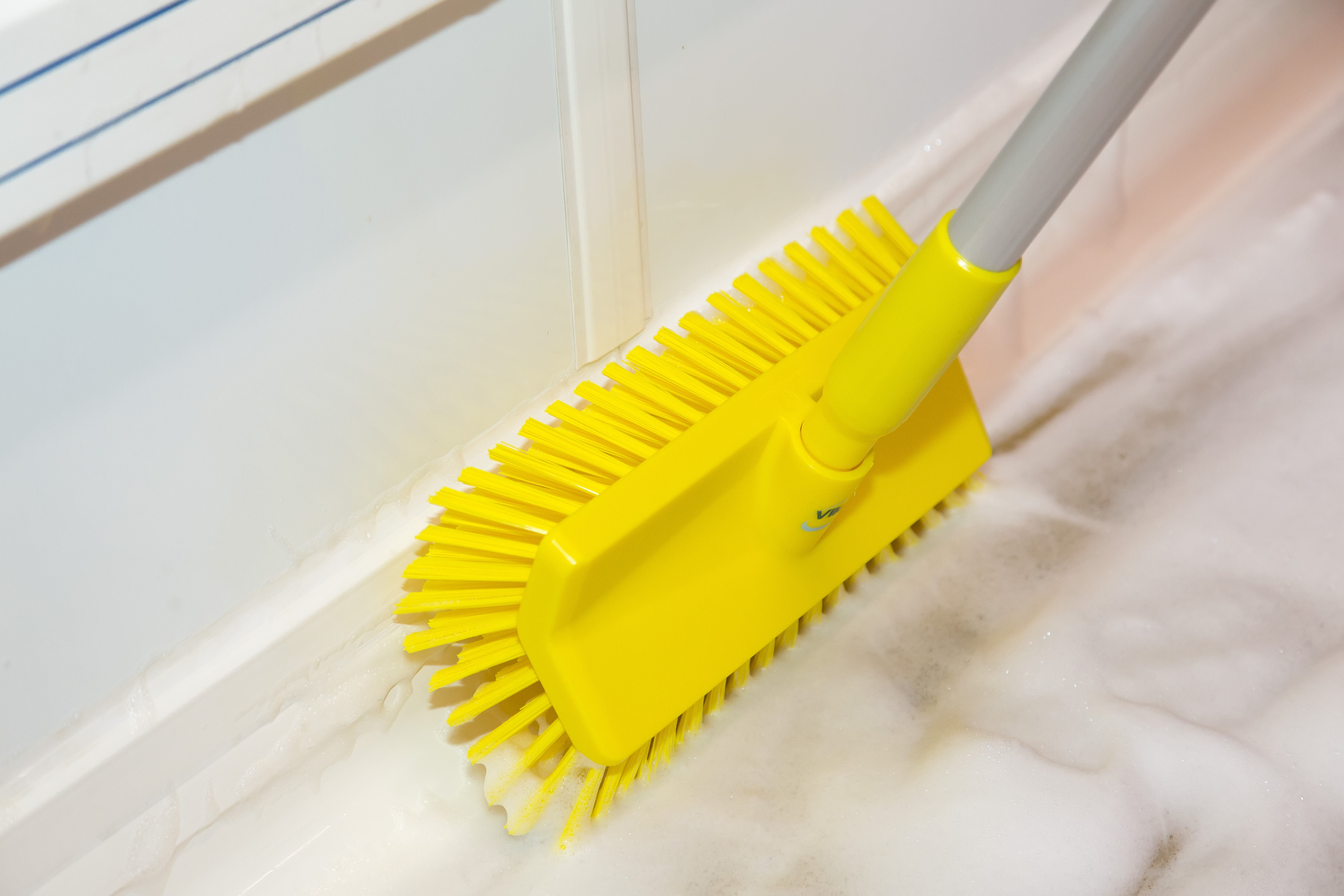 Vikan High-Low Brush, 265 mm, Medium, Blue