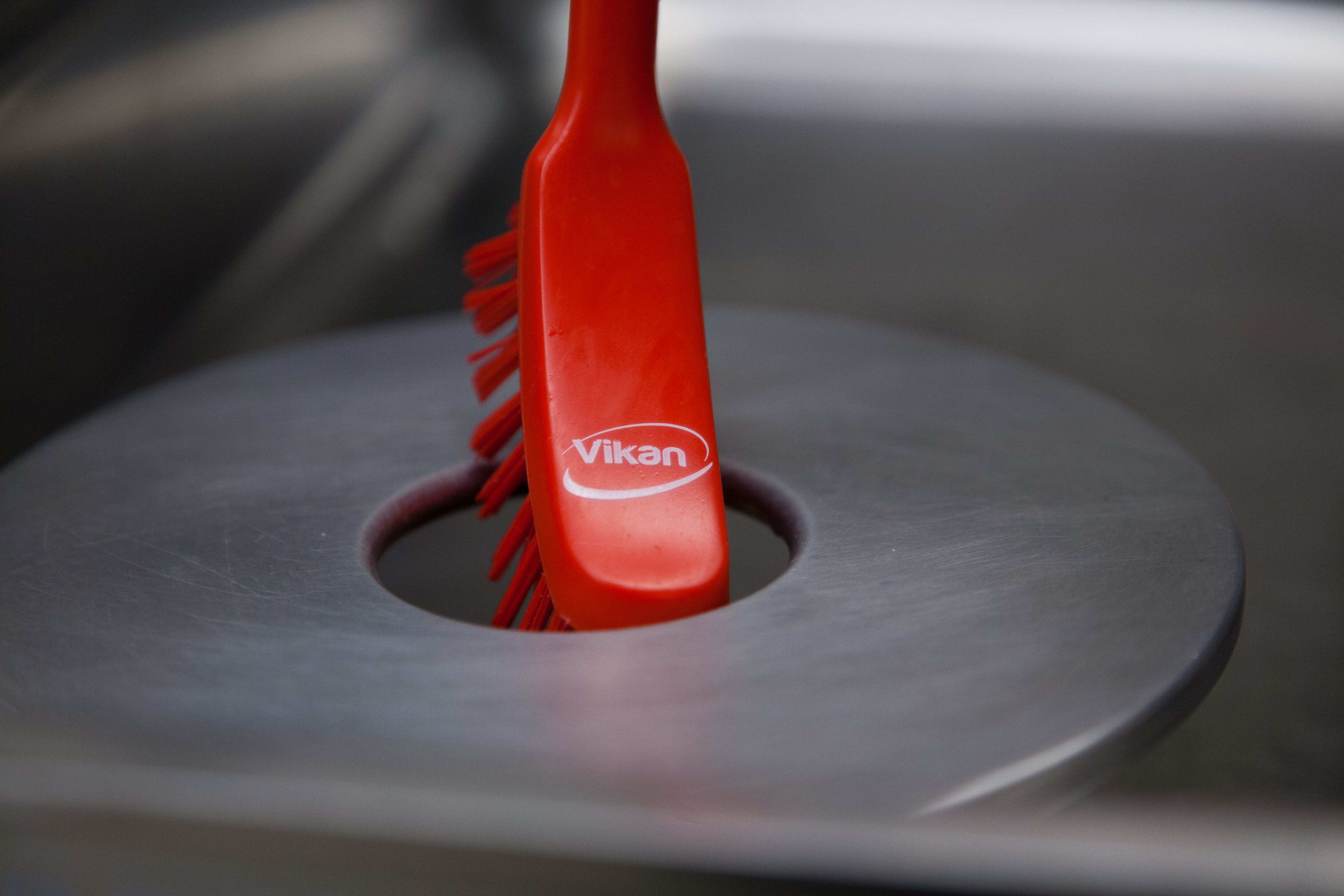 Vikan Dish Brush, 290 mm, Medium, Blue