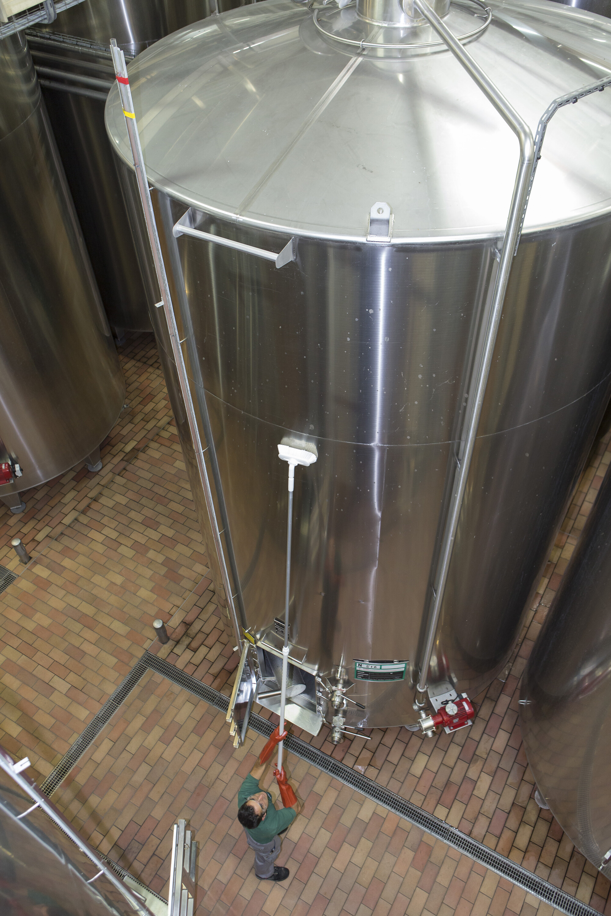 Vikan Aluminum Telescopic handle, 1575 mm, , Blue