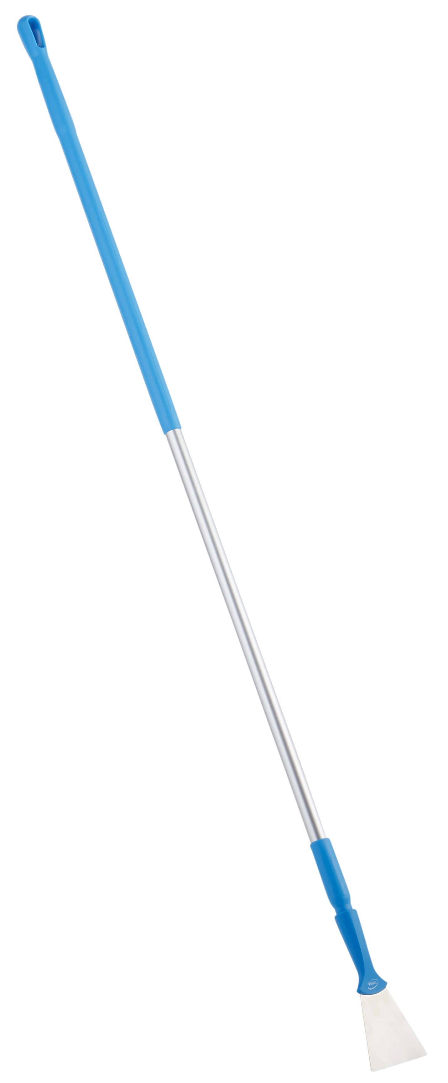 Vikan Stainless Steel Scraper with Threaded Handle, 100 mm, Blue