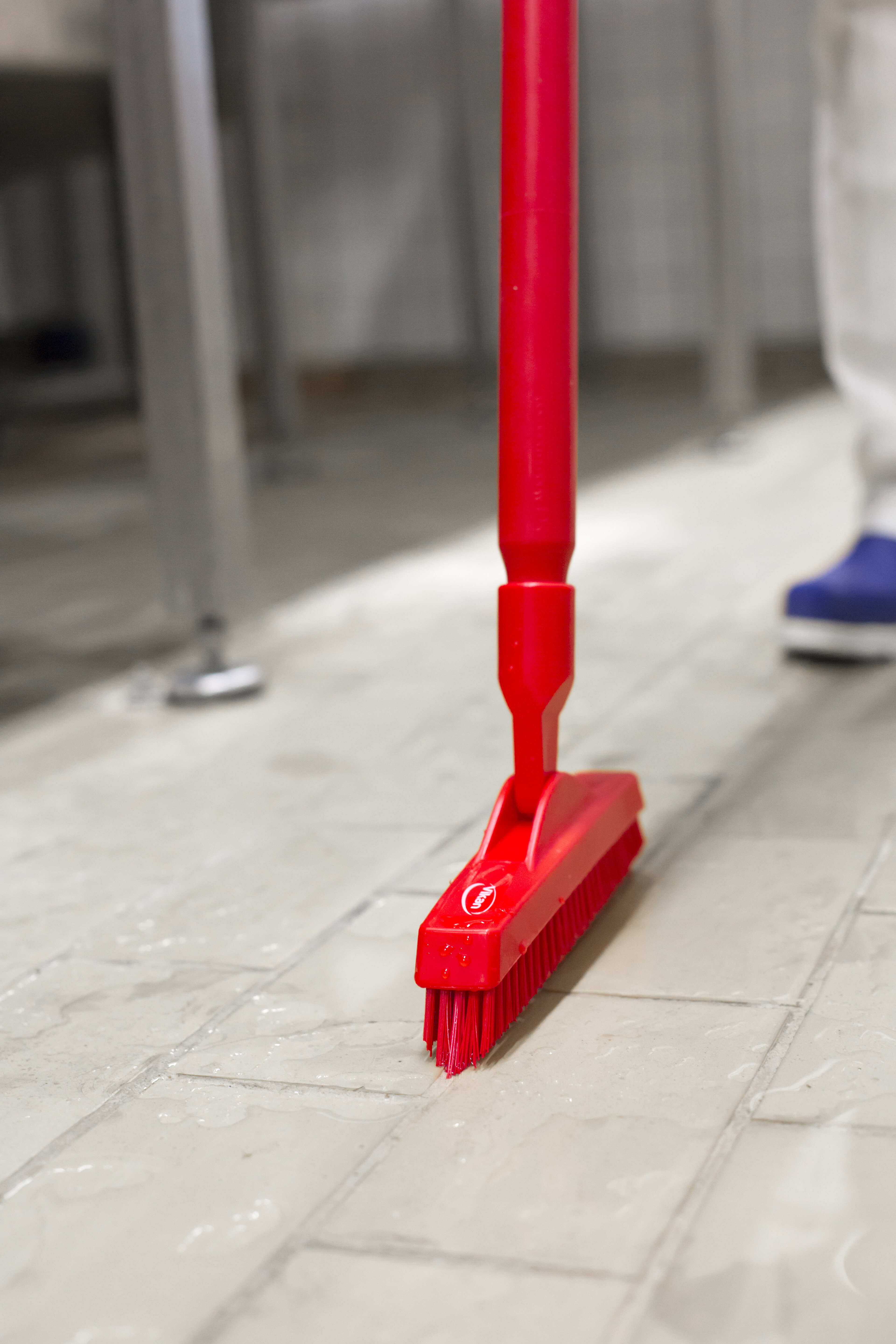 Vikan Crevice Scrub, 225 mm, Very hard, Blue