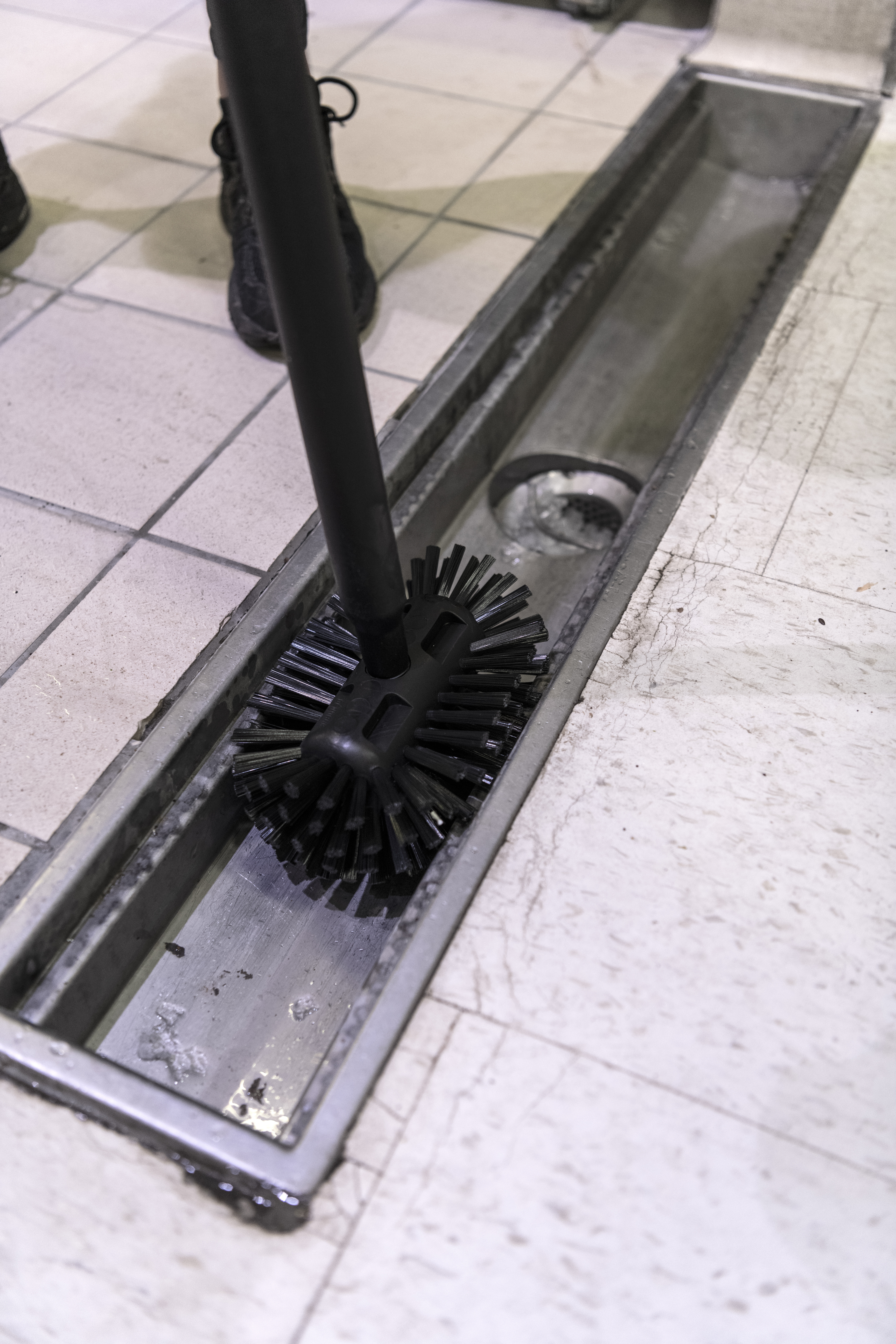 Vikan Tank Brush, 205 mm, Hard, Blue