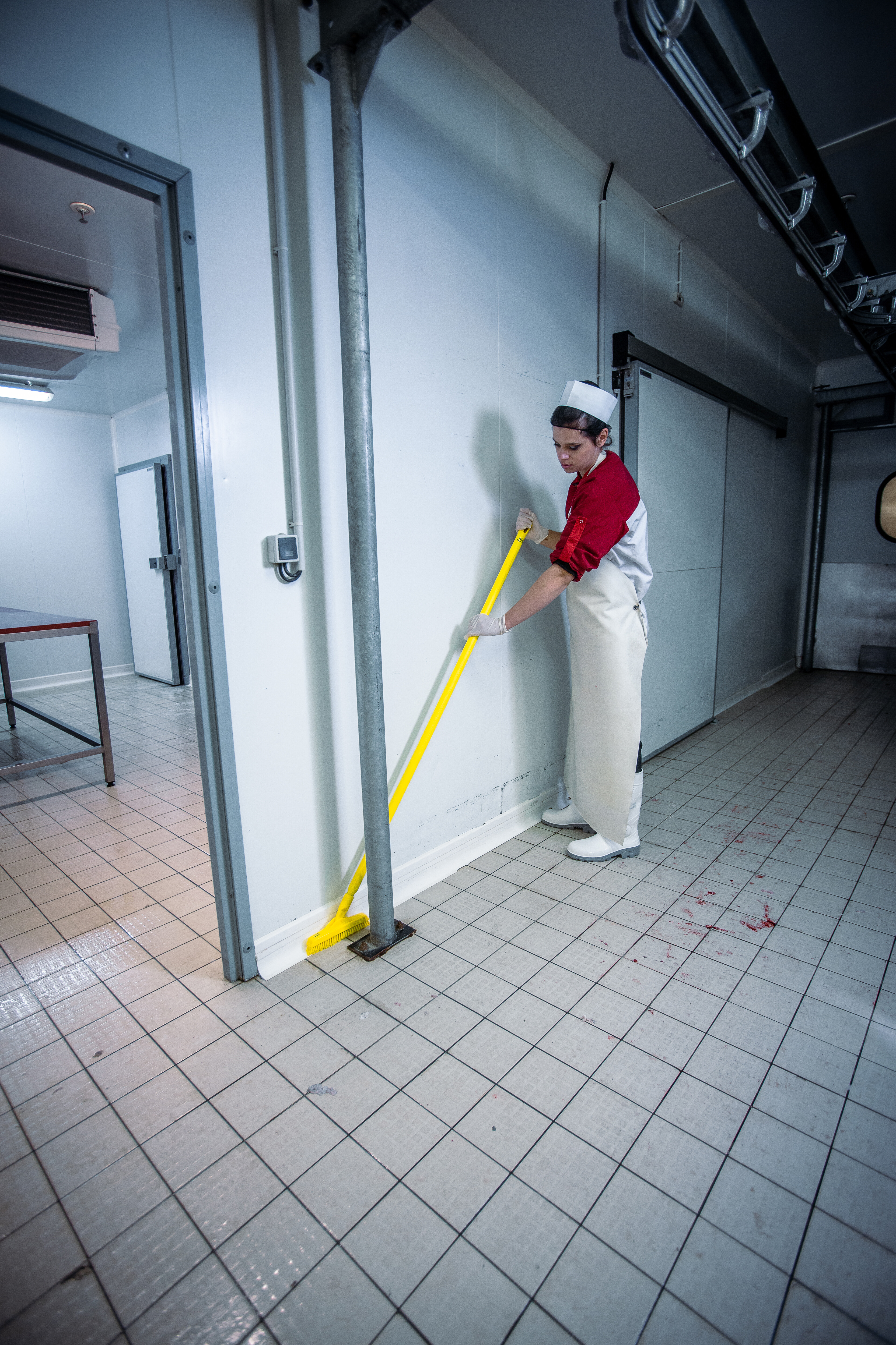 Vikan Crevice Scrub, 225 mm, Very hard, Blue