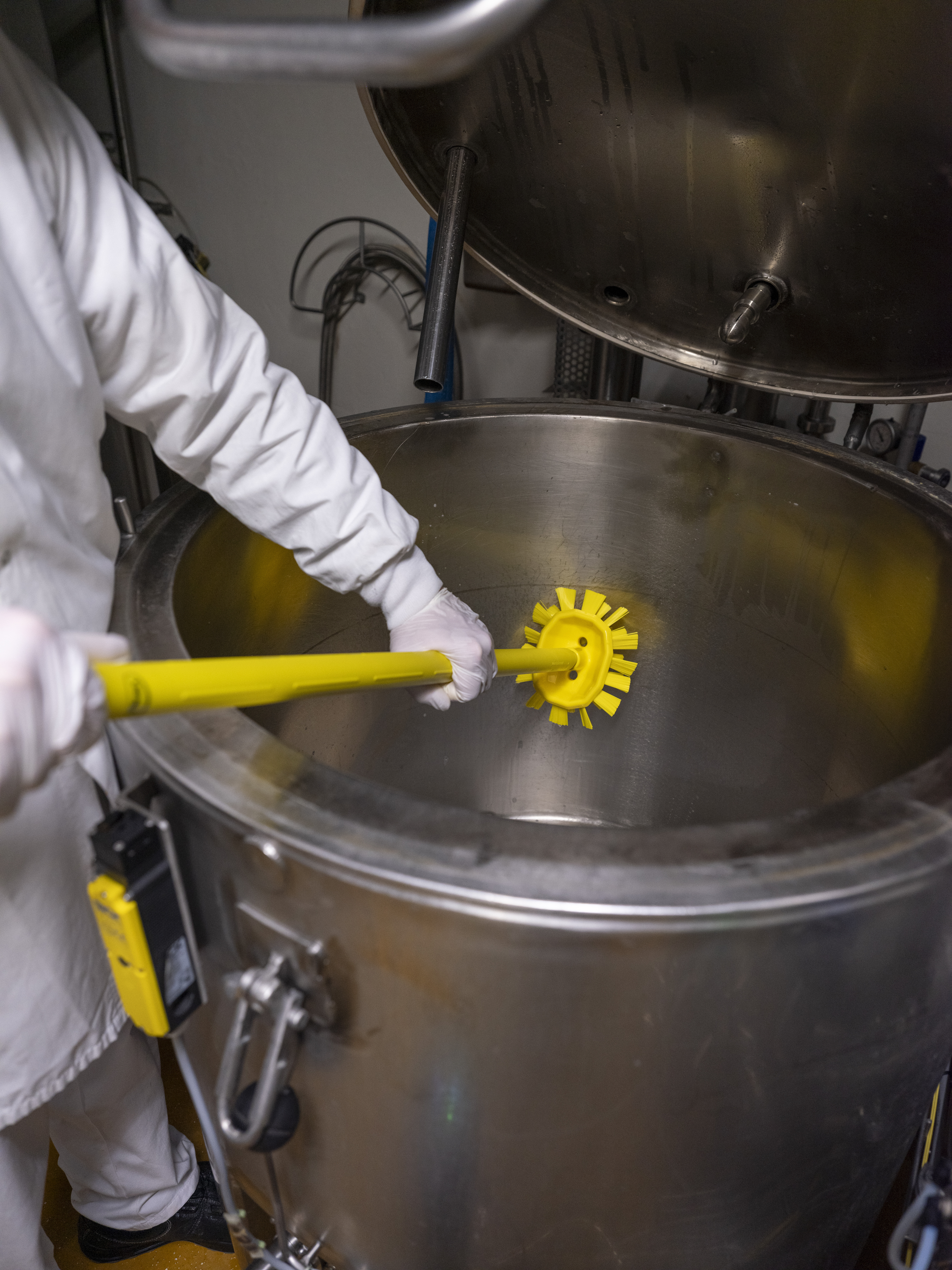 Vikan Ultra Hygienic Handle, Ø32 mm, 1000 mm, Blue