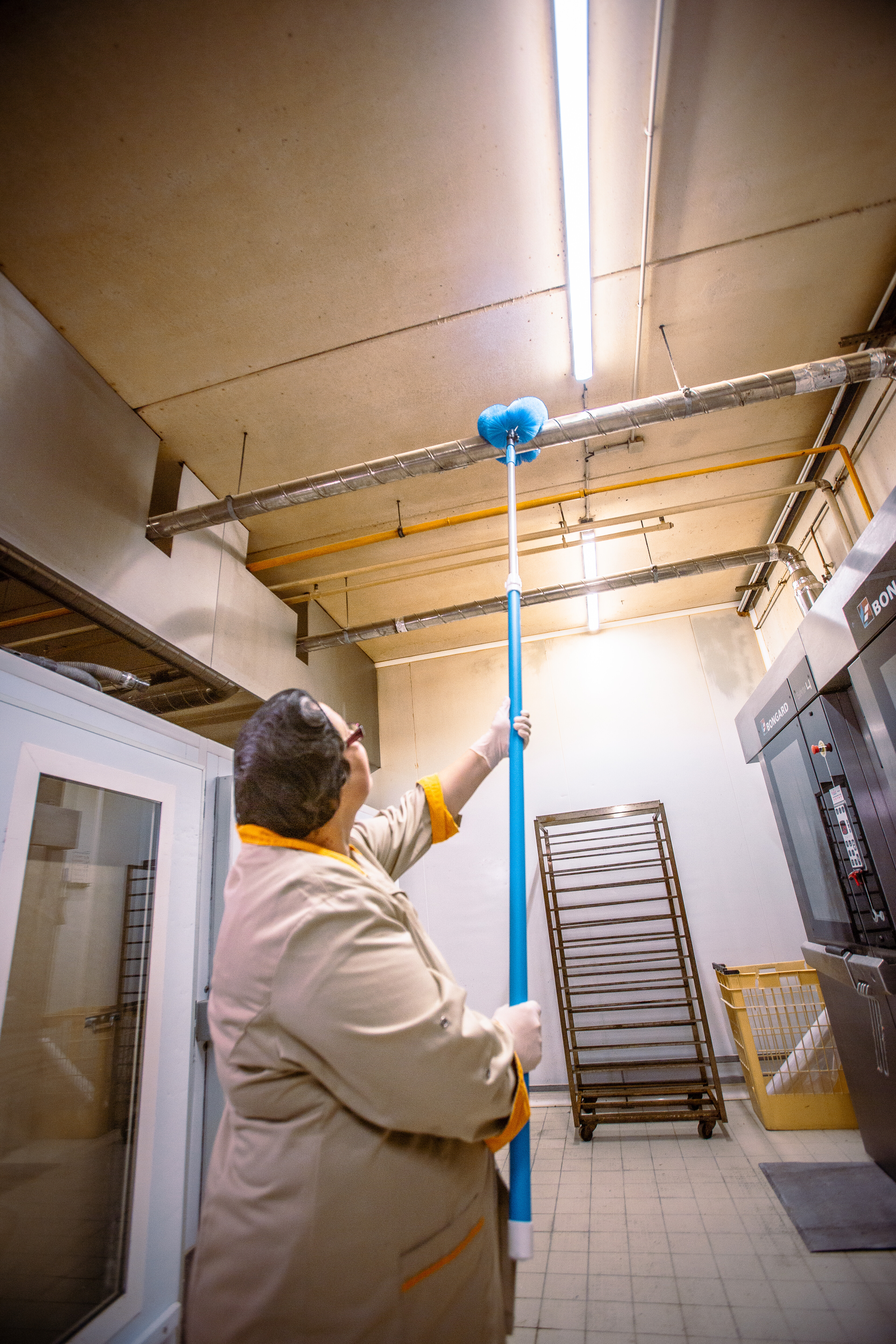 Vikan Aluminum Telescopic handle, 1575 mm, , Blue