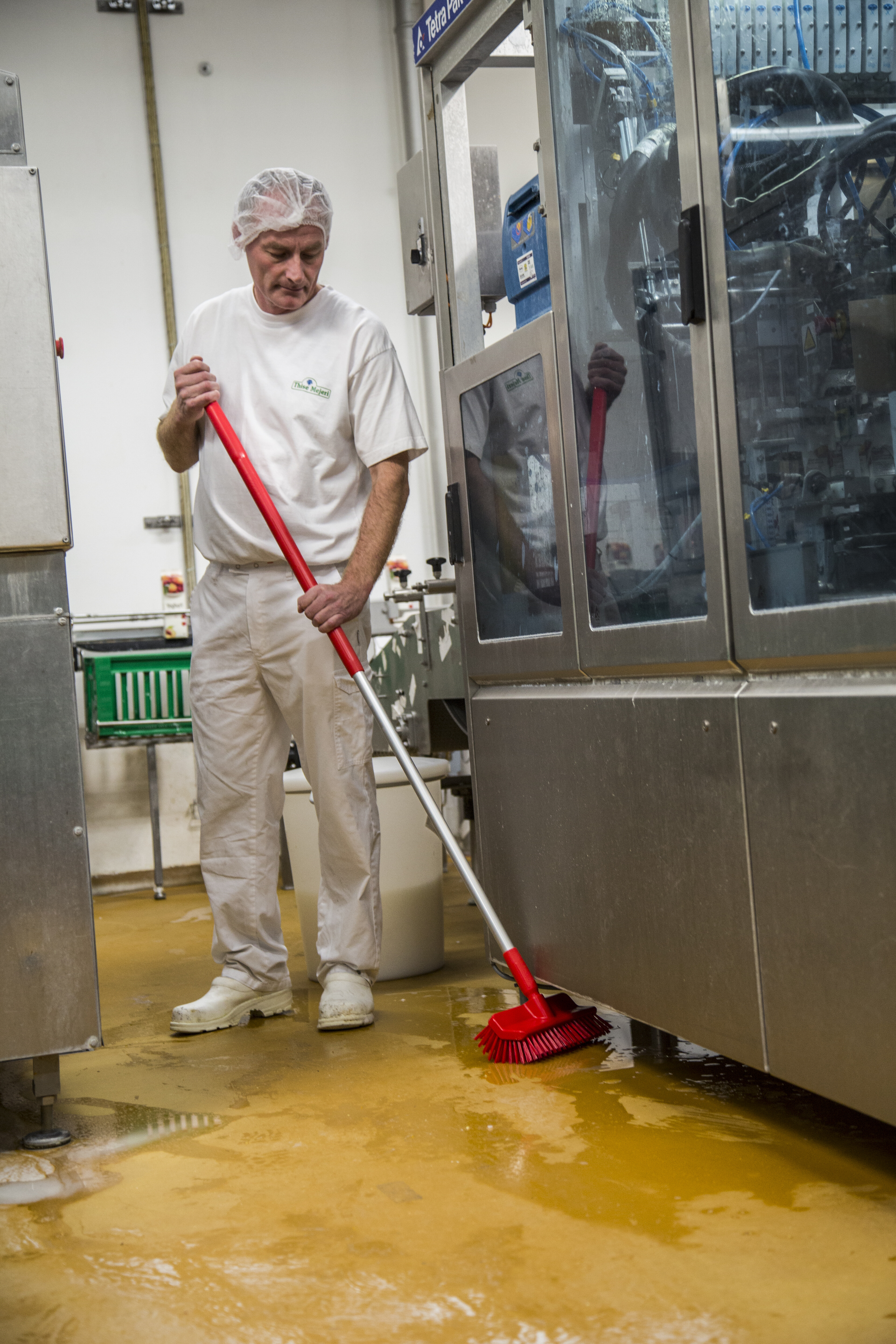 Vikan Aluminum Handle, Ø31 mm, 1510 mm, Blue