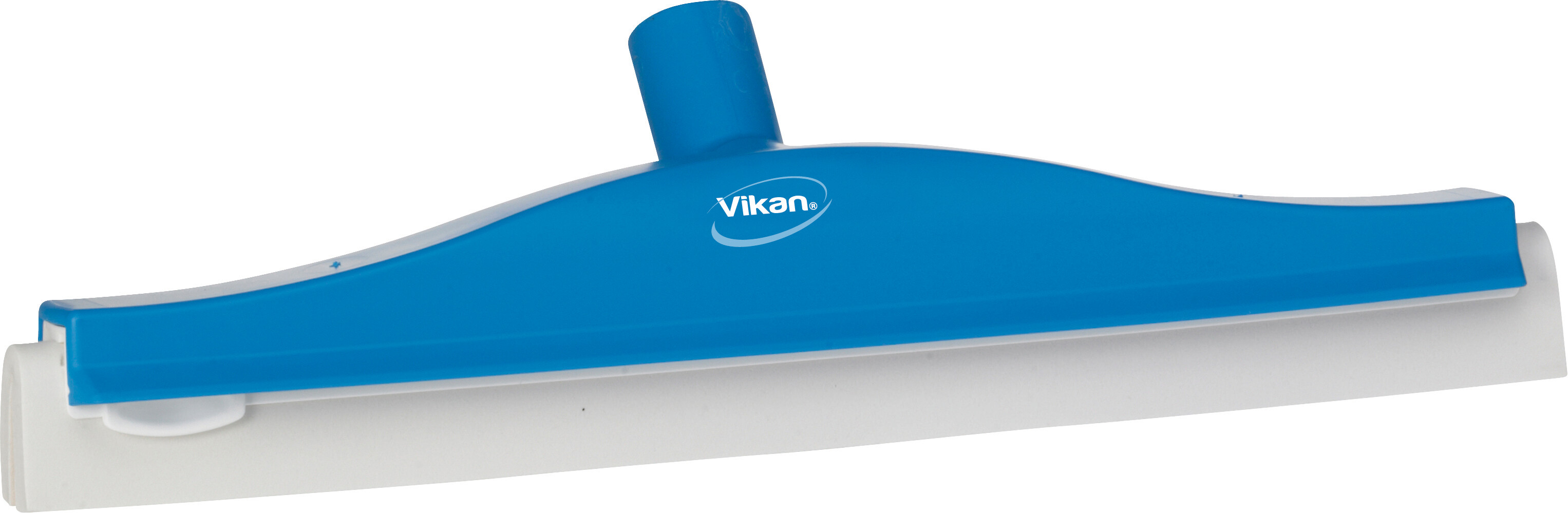 Vikan Revolving Neck Floor squeegee w/Replacement Cassette, 400 mm, Blue