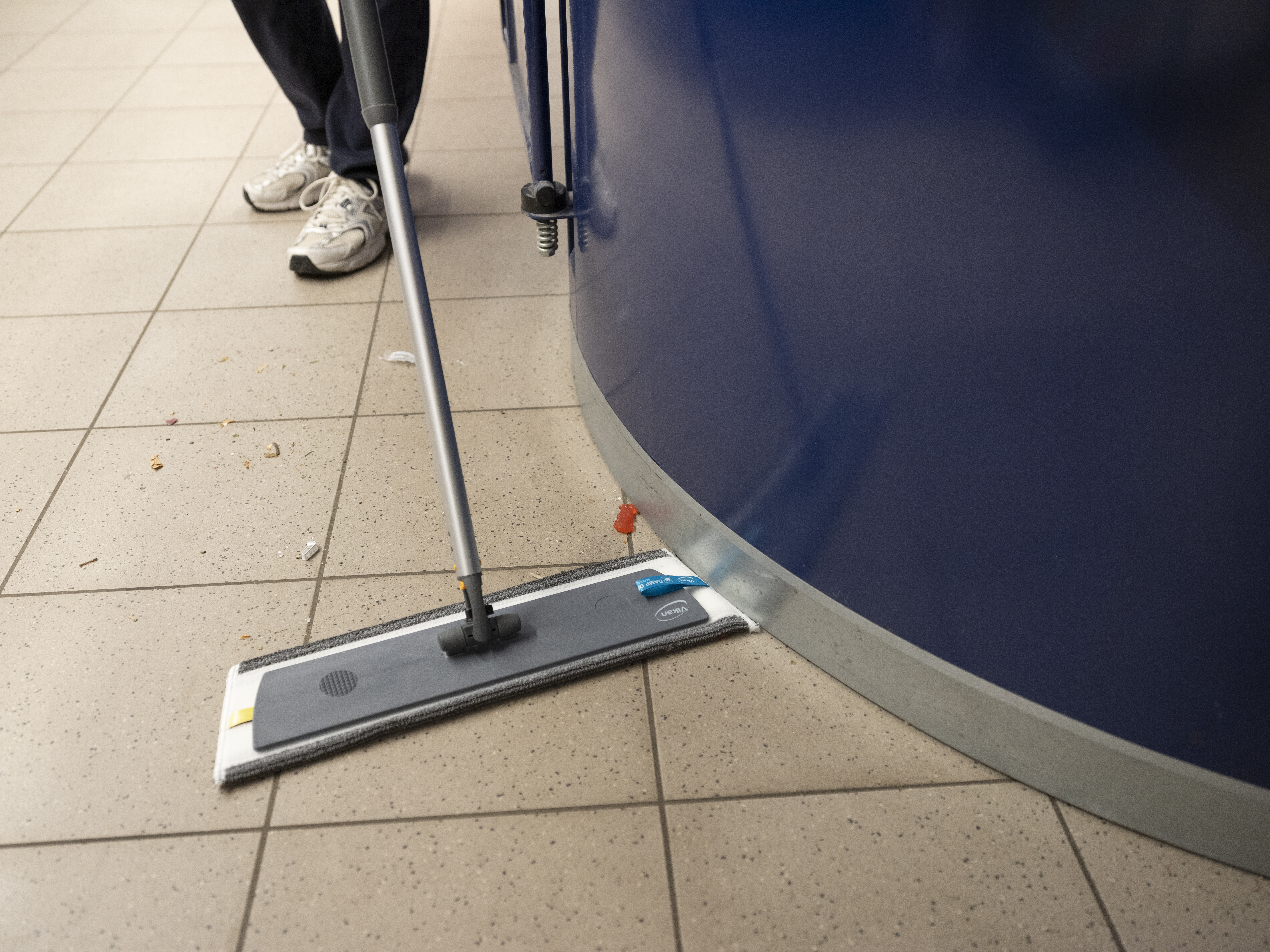 Vikan Mop frame, Hook & Loop, 40 cm, Grey