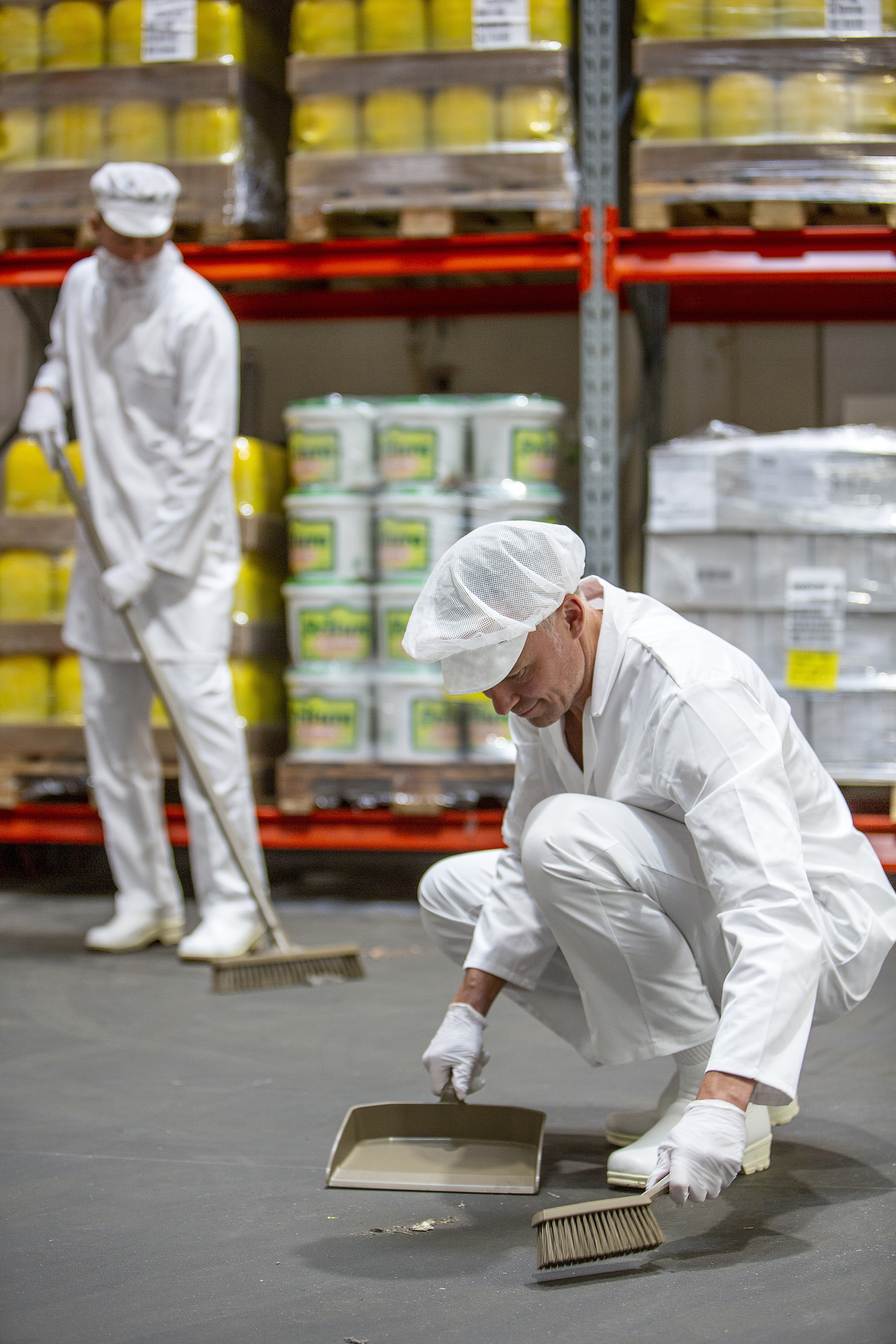 Vikan Hand Brush, 330 mm, Medium, Blue