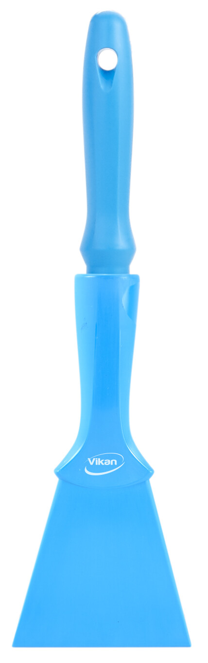 Vikan Nylon Scraper with Threaded Handle, 100 mm, Blue