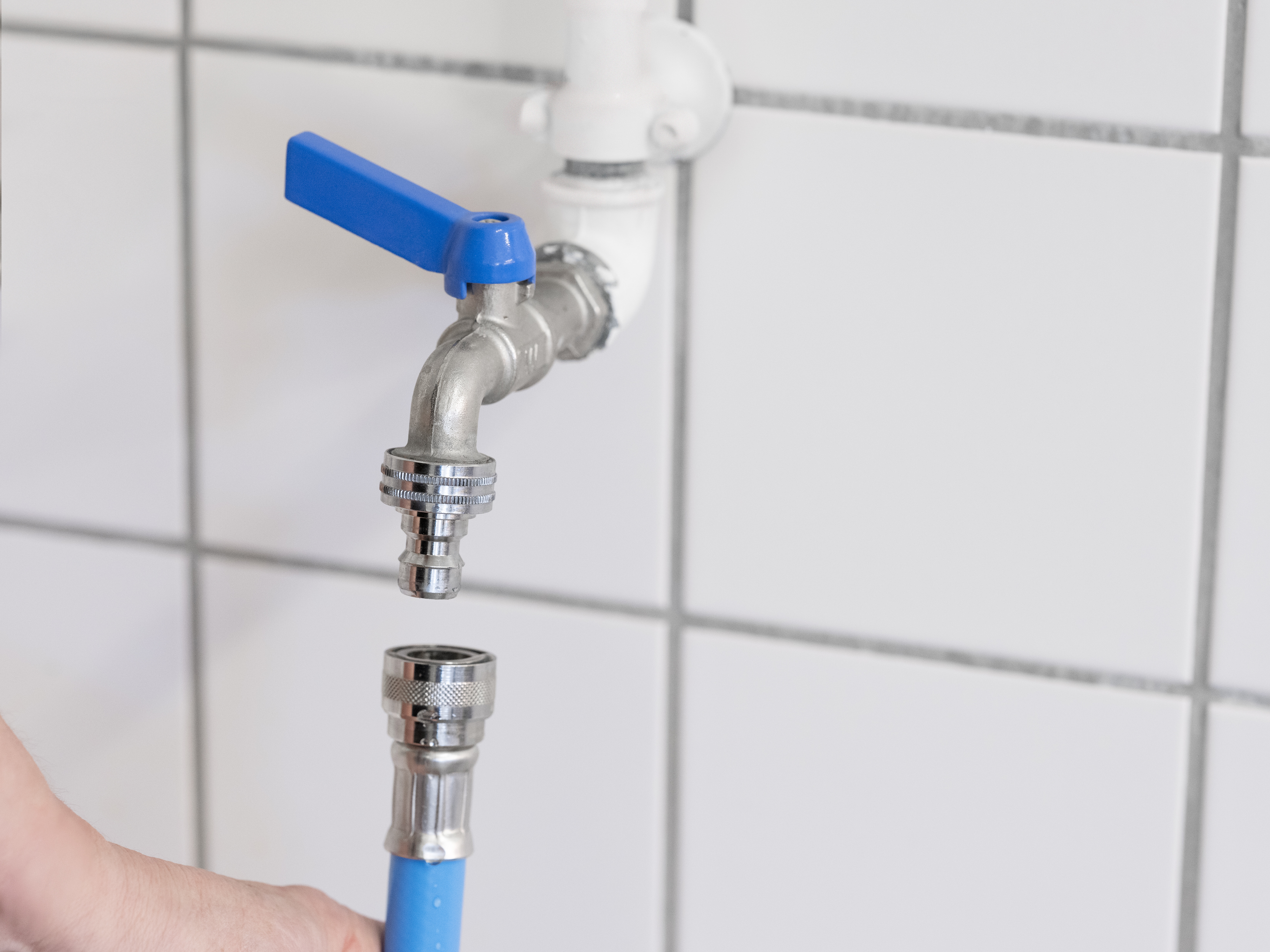 Vikan Hot Water Hose, 1/2" (Q), 10000 mm, Blue