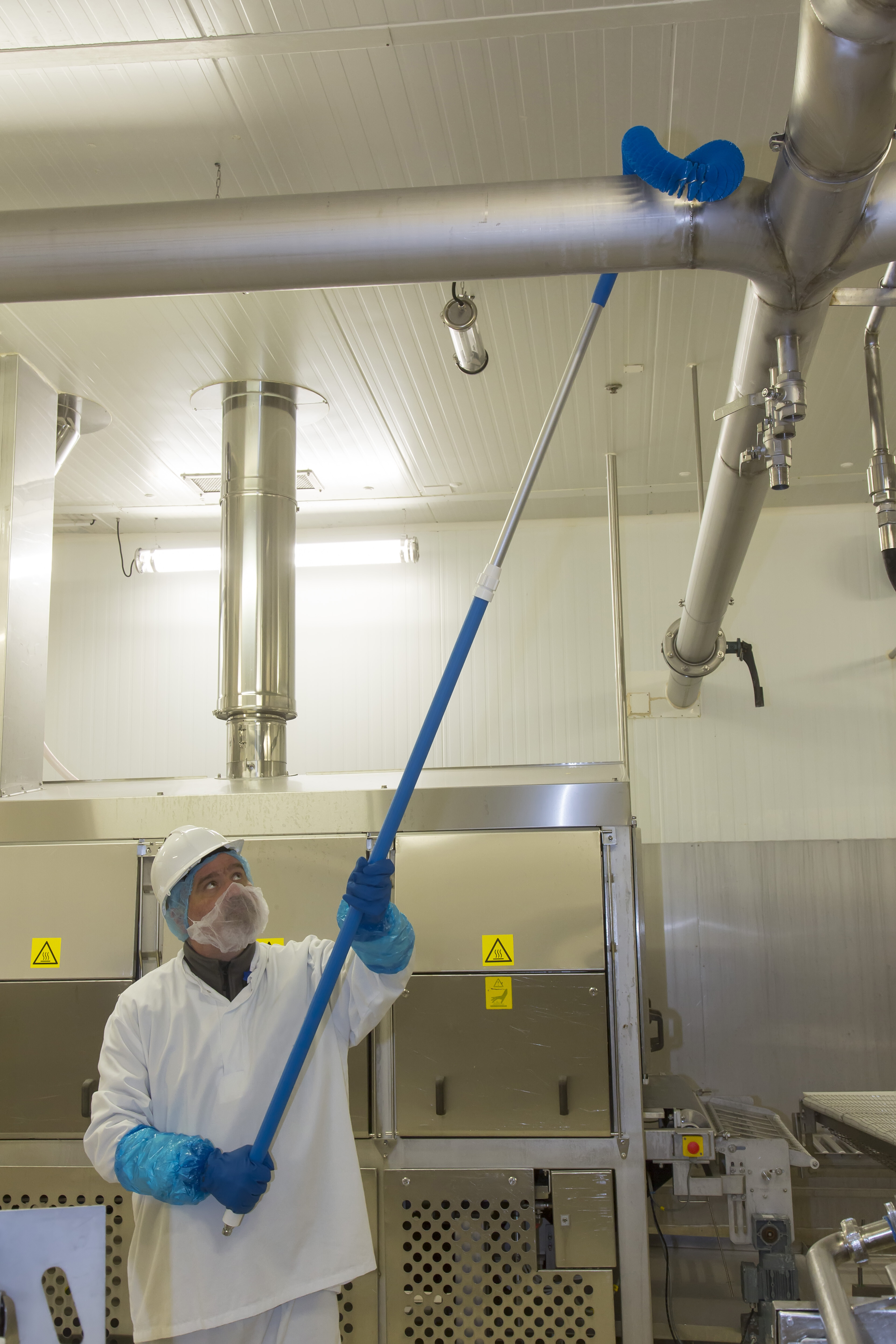 Vikan Pipe Exterior Brush, 510 mm, Medium, Blue