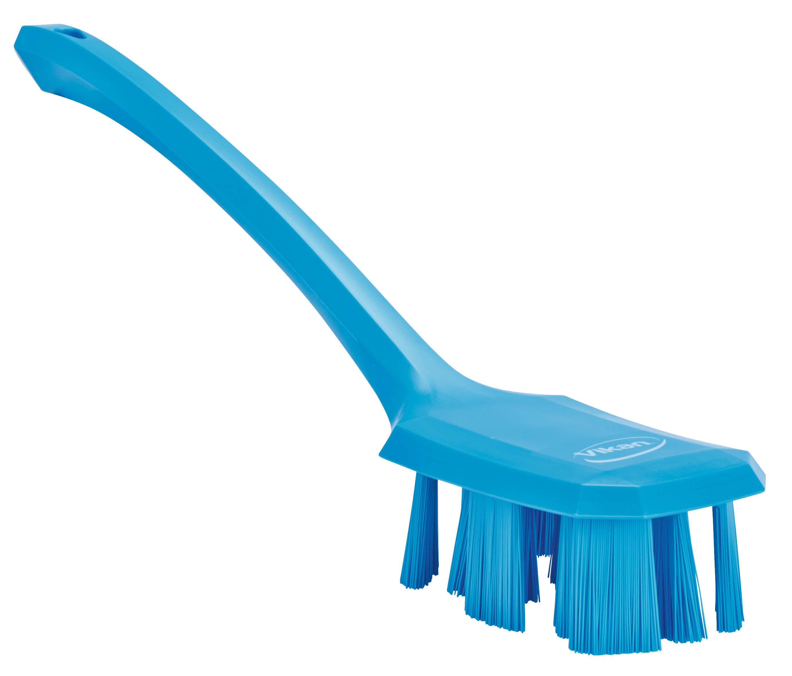 Vikan UST Hand Brush w/long Handle, 395 mm, Hard, Blue