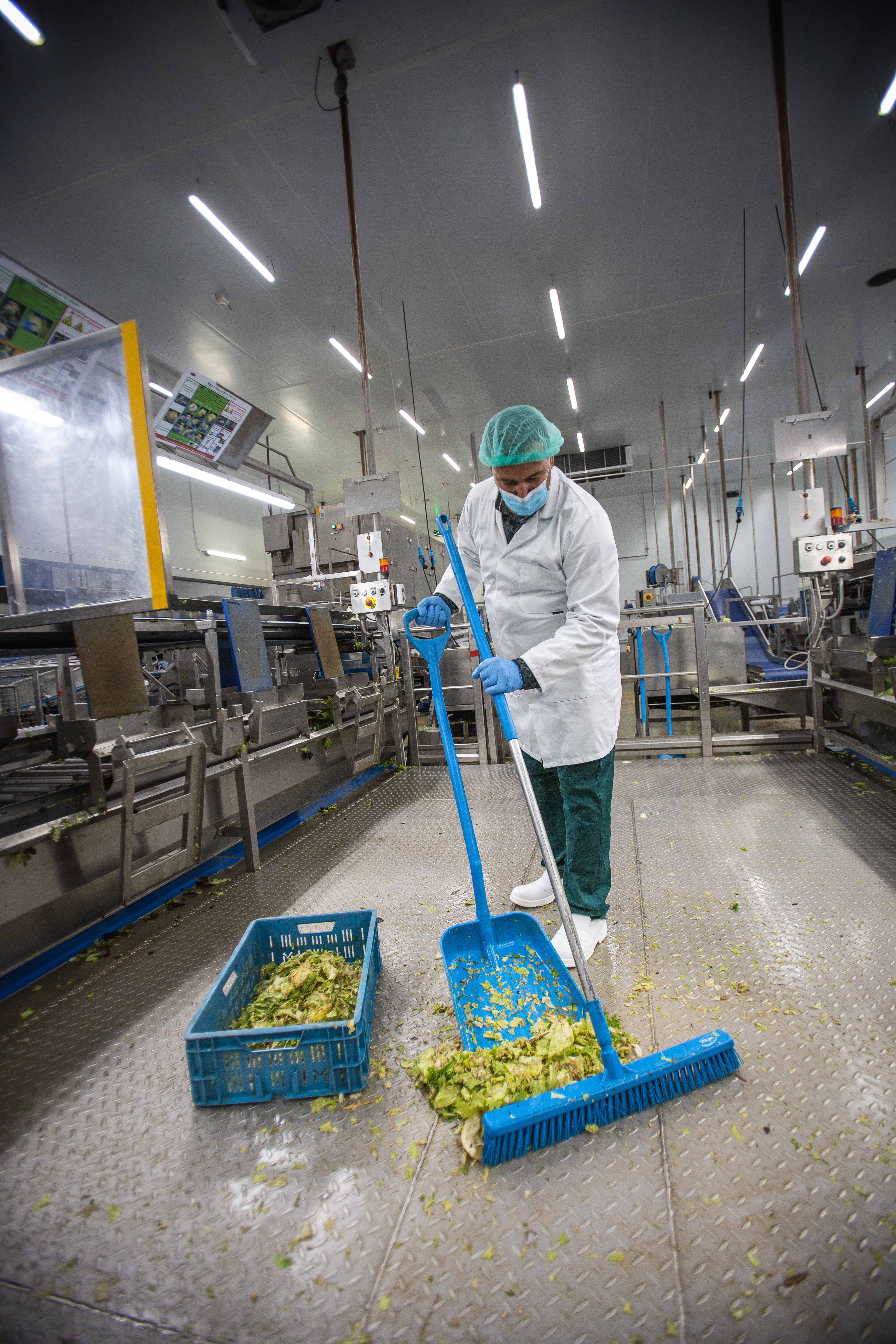 Vikan Broom, 610 mm, Soft/hard, Blue