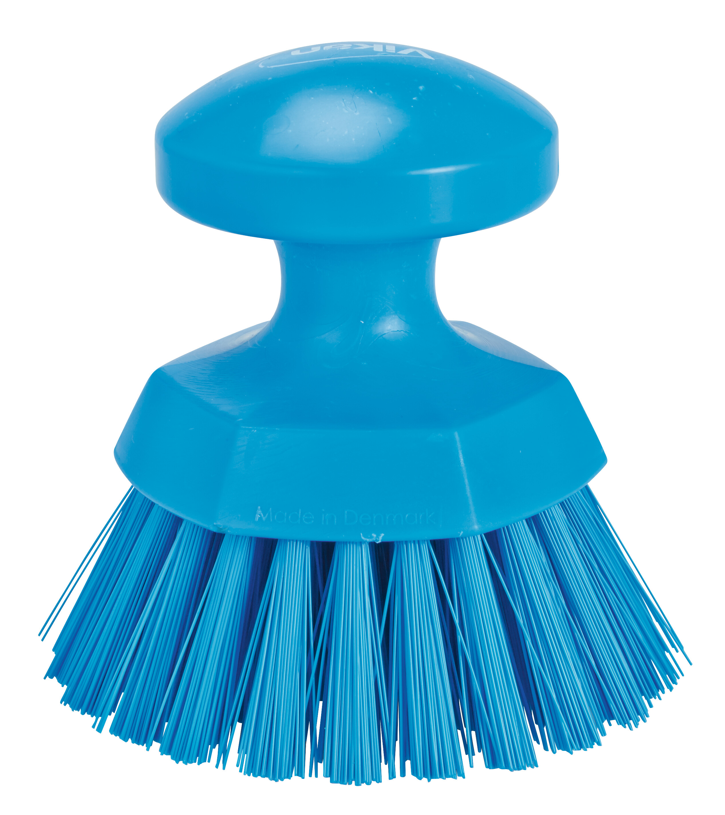 Vikan Round Hand Scrub, 110 mm, Hard, Blue