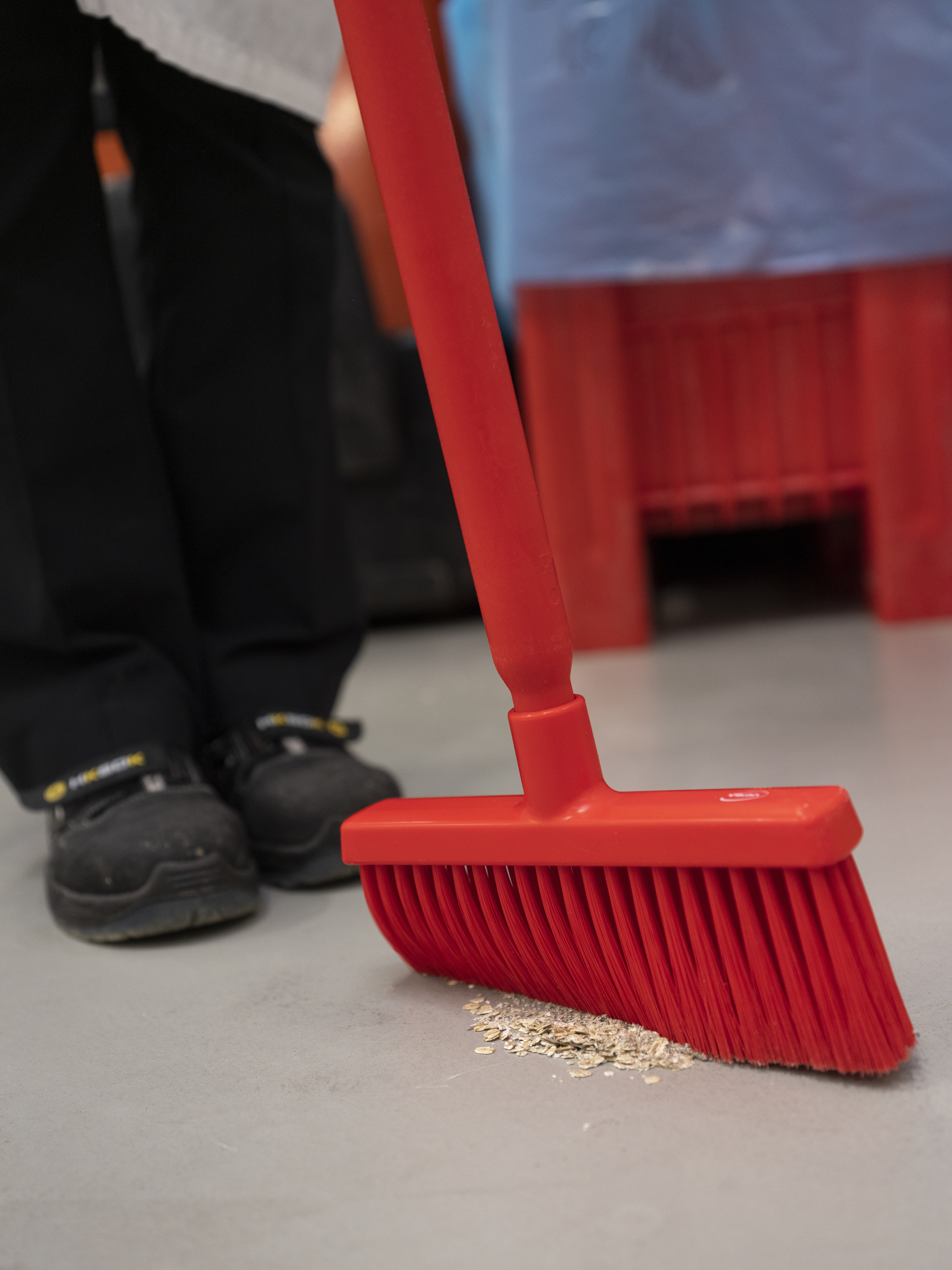 Vikan Lobby Broom, 260 mm, Soft/hard, Blue