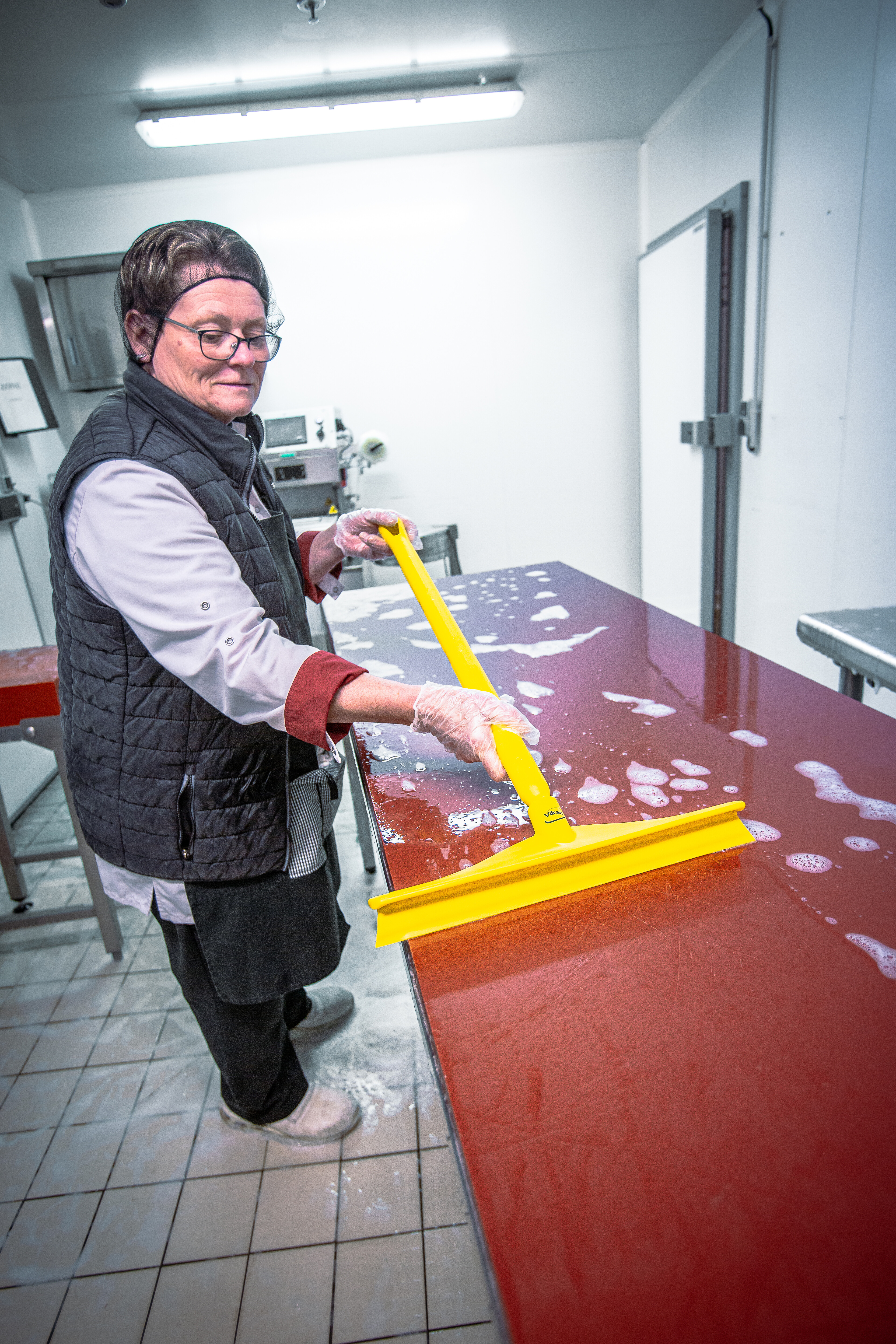 Vikan Ultra Hygiene Squeegee, 700 mm, Blue