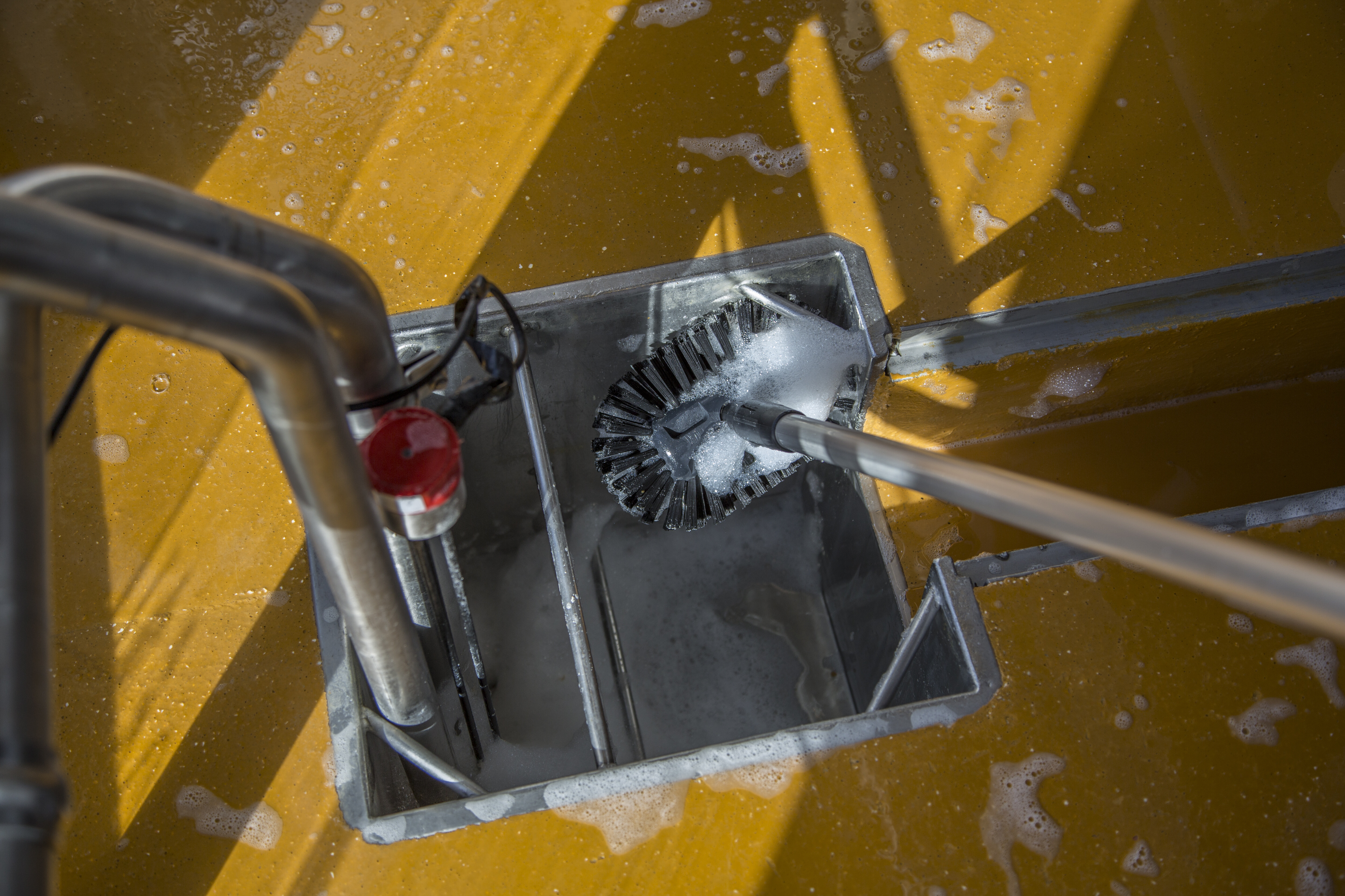 Vikan Tank Brush, 205 mm, Hard, Blue