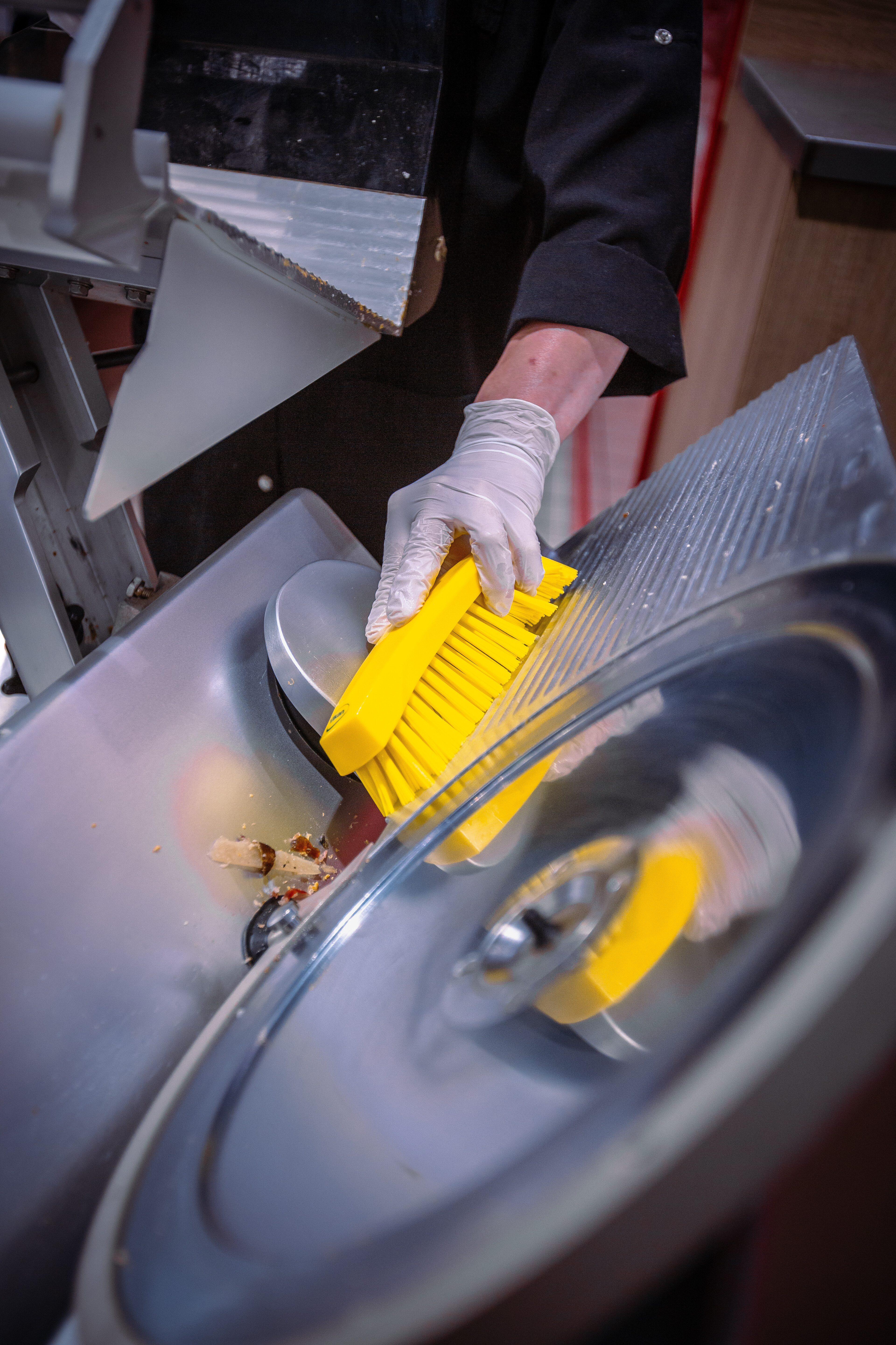 Vikan Hand Brush L, 200 mm, Hard, Blue