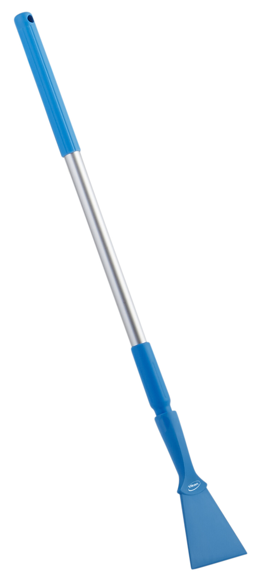 Vikan Nylon Scraper with Threaded Handle, 100 mm, Blue
