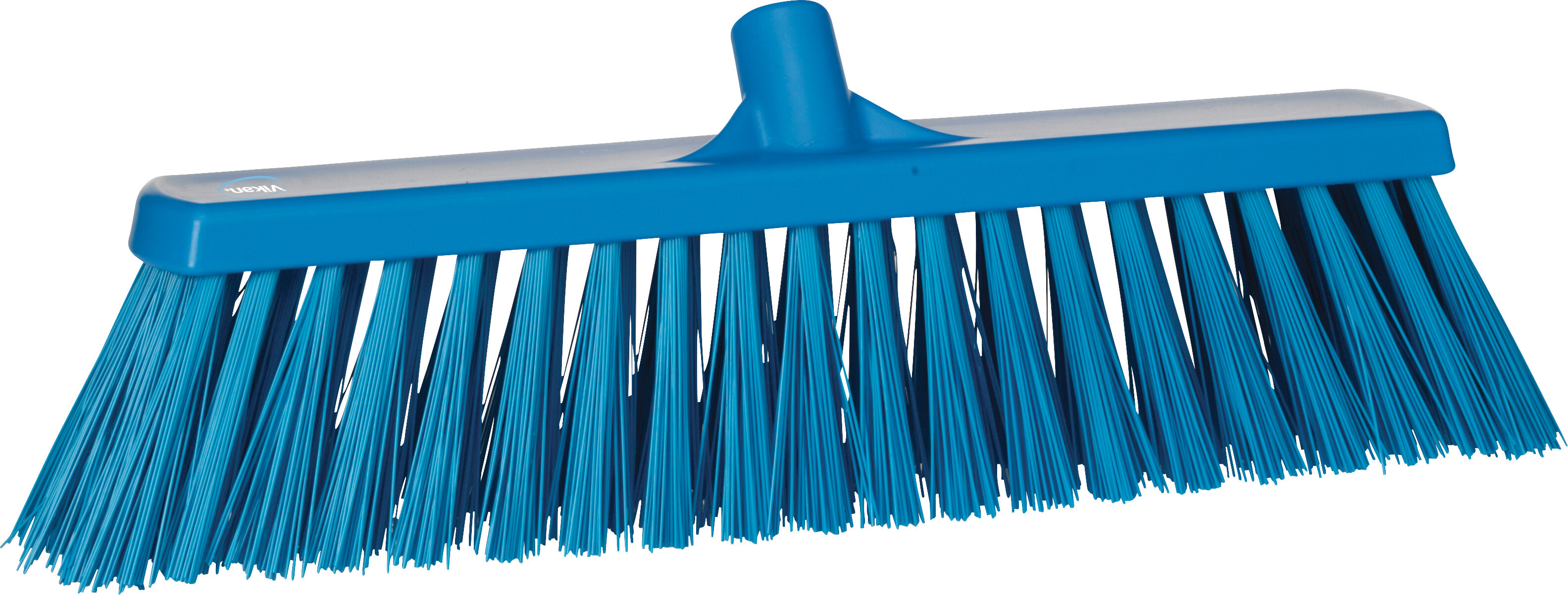 Vikan Broom, 530 mm, Very hard, Blue