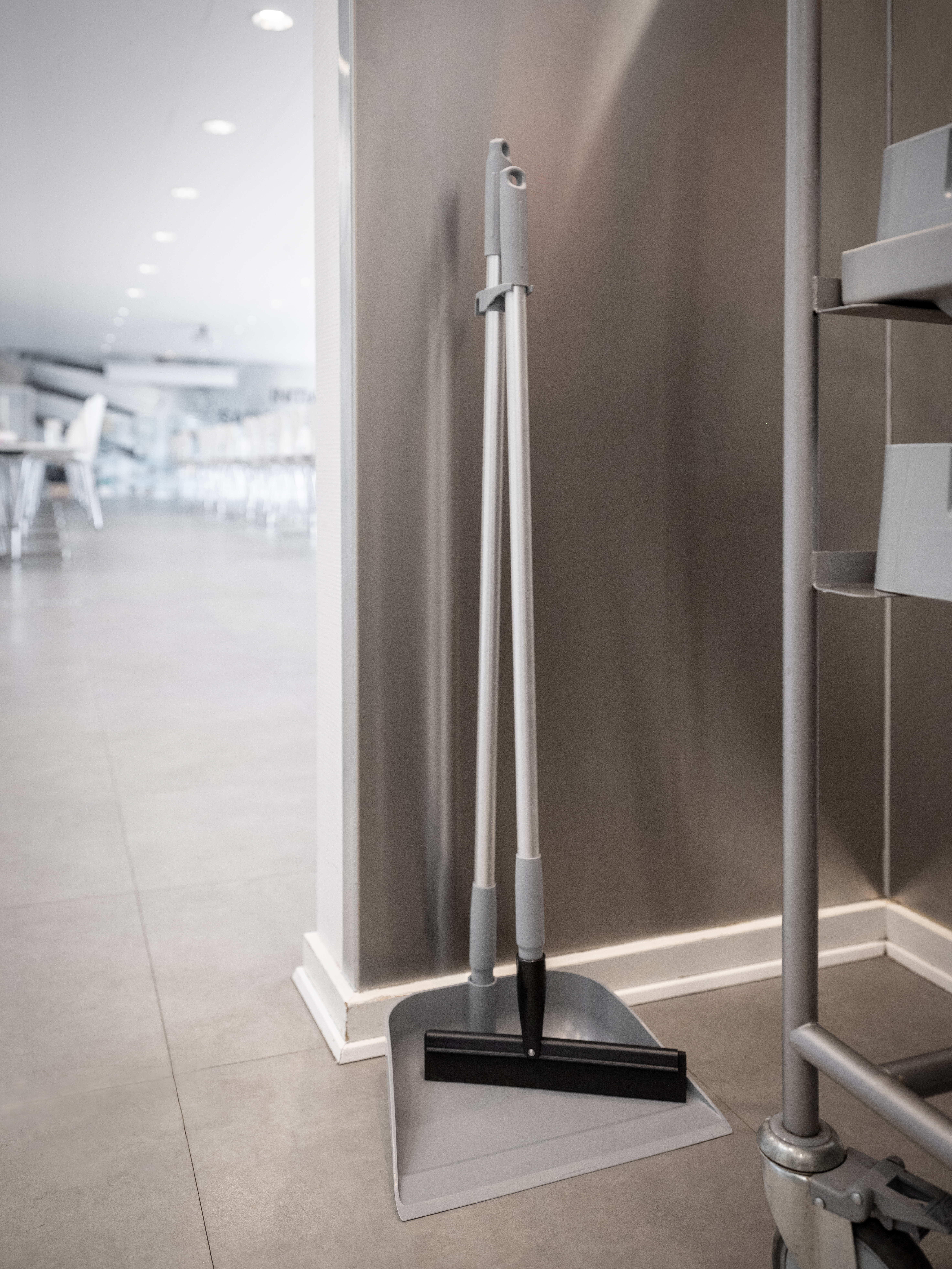 Vikan Upright Dustpan, 330 mm, Blue