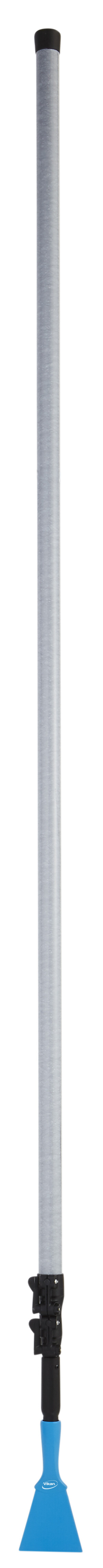 Vikan Nylon Scraper with Threaded Handle, 100 mm, Blue