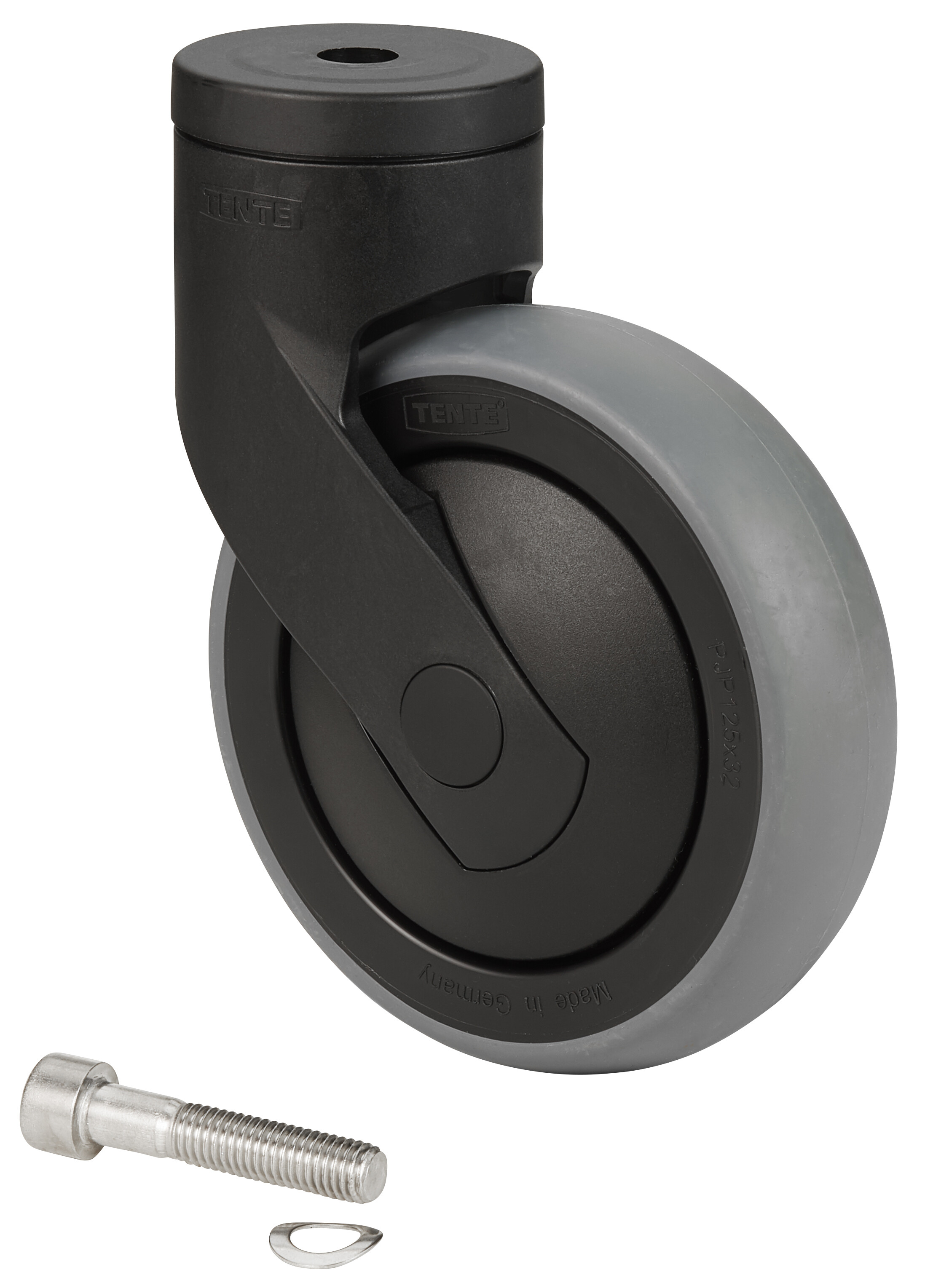 Castor for HyGo, 5700x without Brake, Ø125mm, Black