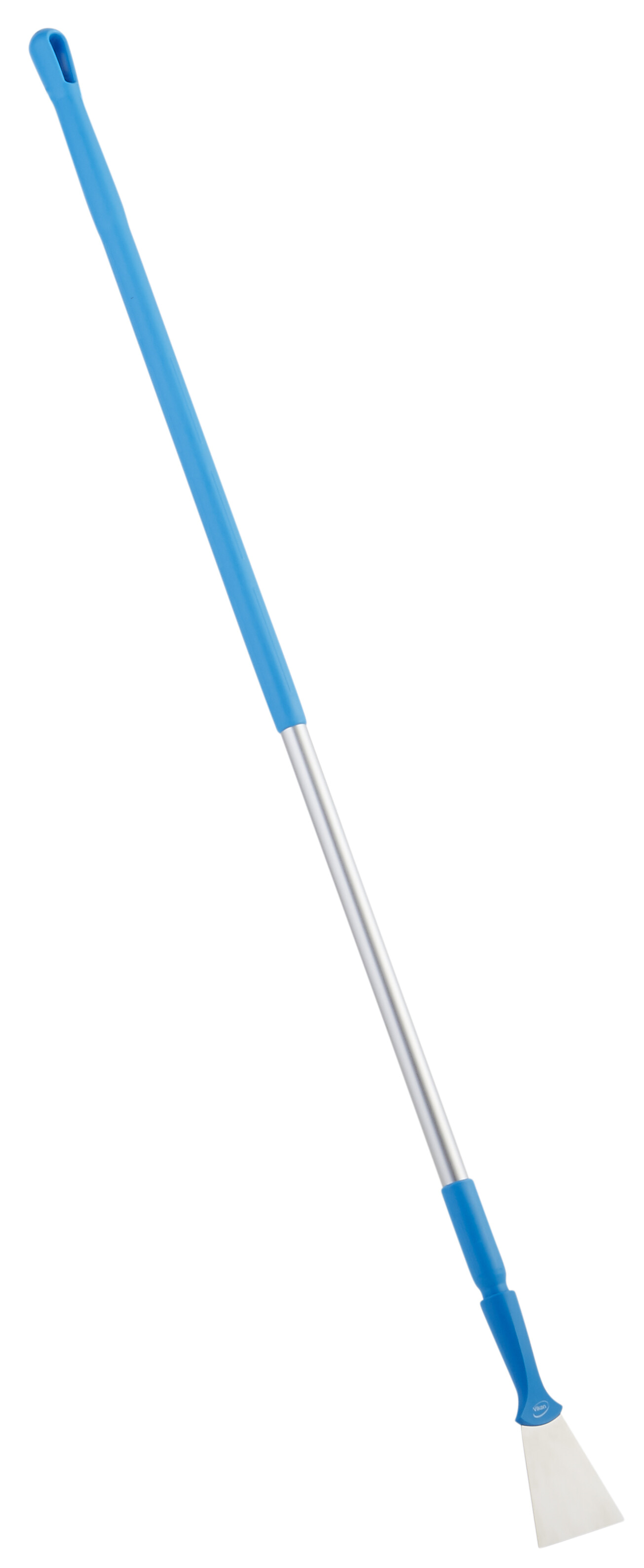 Vikan Stainless Steel Scraper with Threaded Handle, 100 mm, Blue