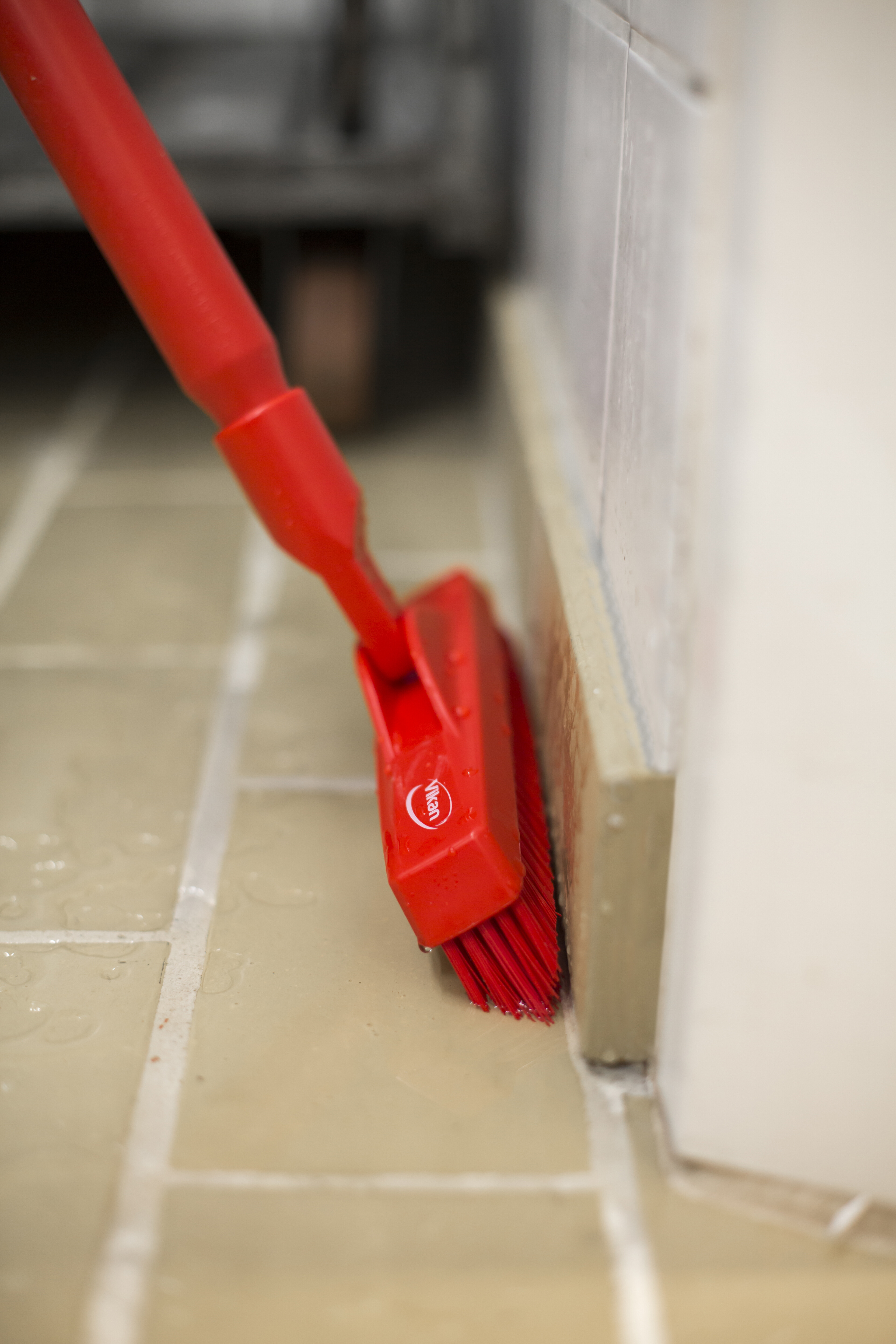 Vikan Crevice Scrub, 225 mm, Very hard, Blue