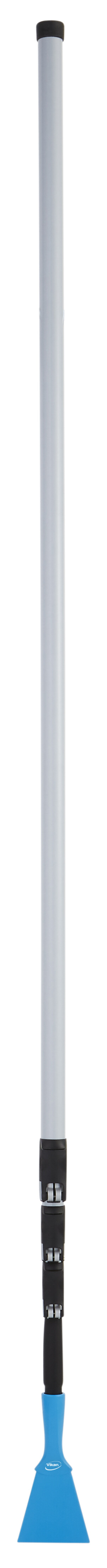 Vikan Nylon Scraper with Threaded Handle, 100 mm, Blue