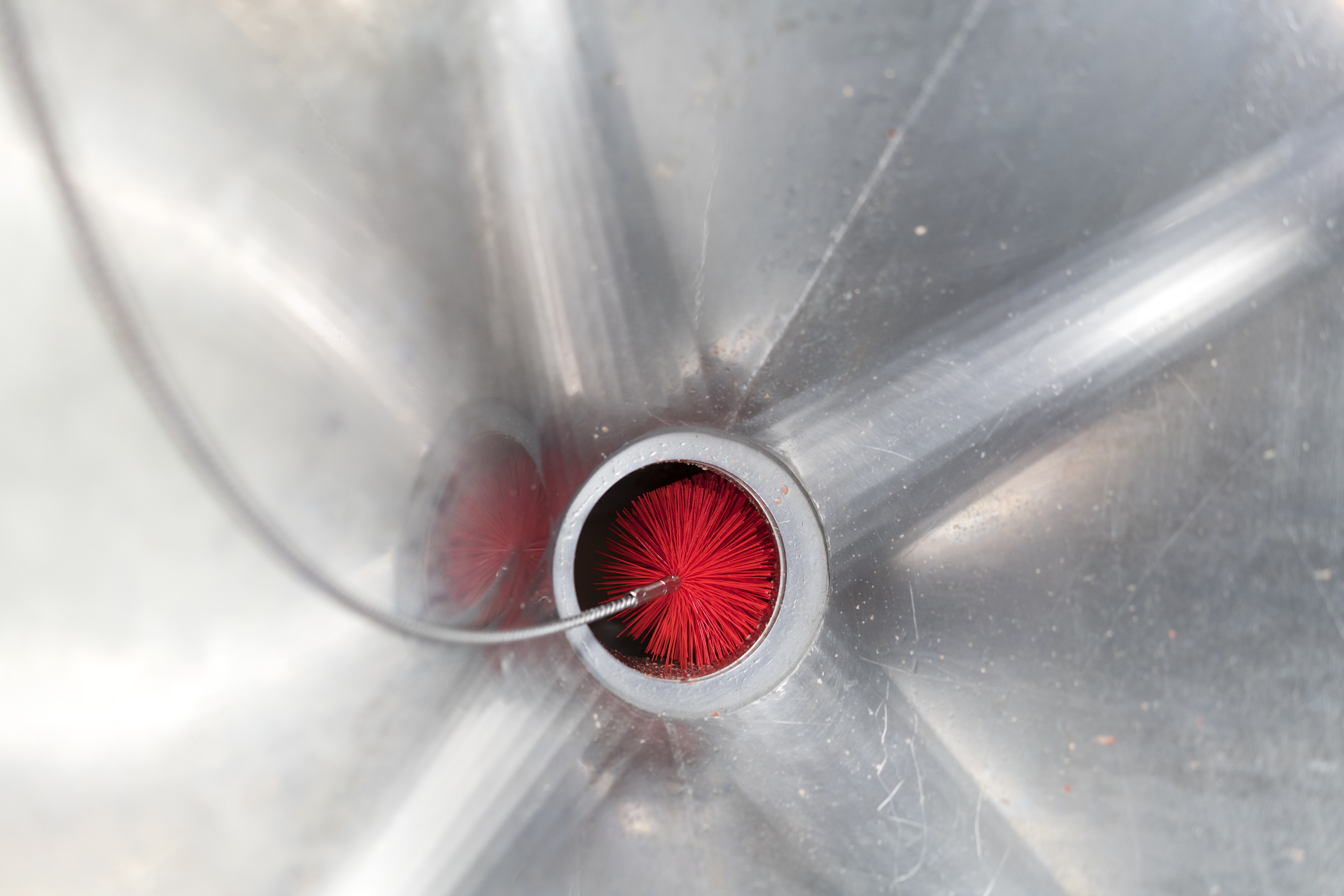 Vikan Tube Brush f/flexible handle 53515 or 53525, Ø60 mm, 200 mm, Medium, Blue