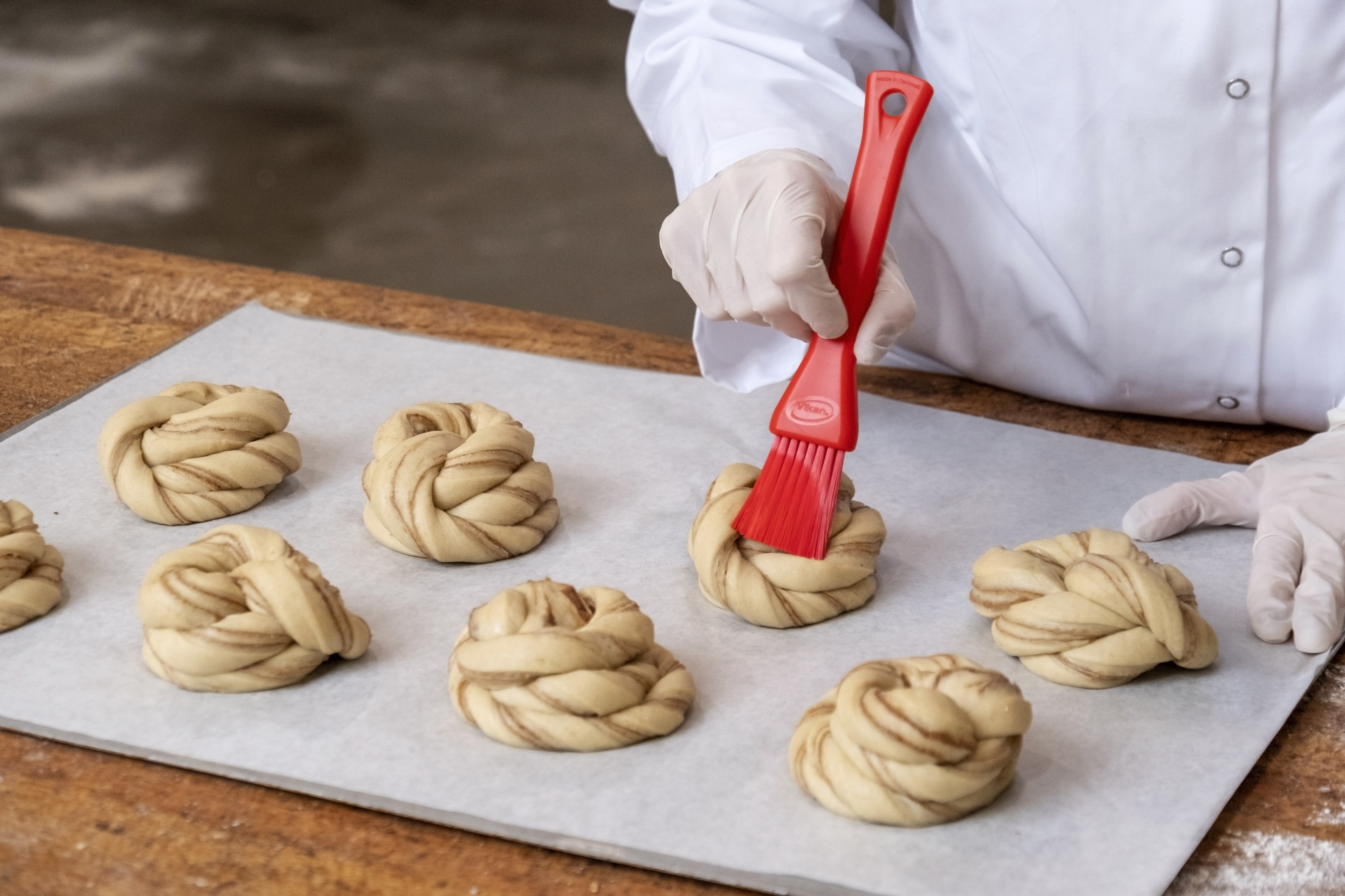 Vikan Pastry Brush, 30 mm, Soft, Blue