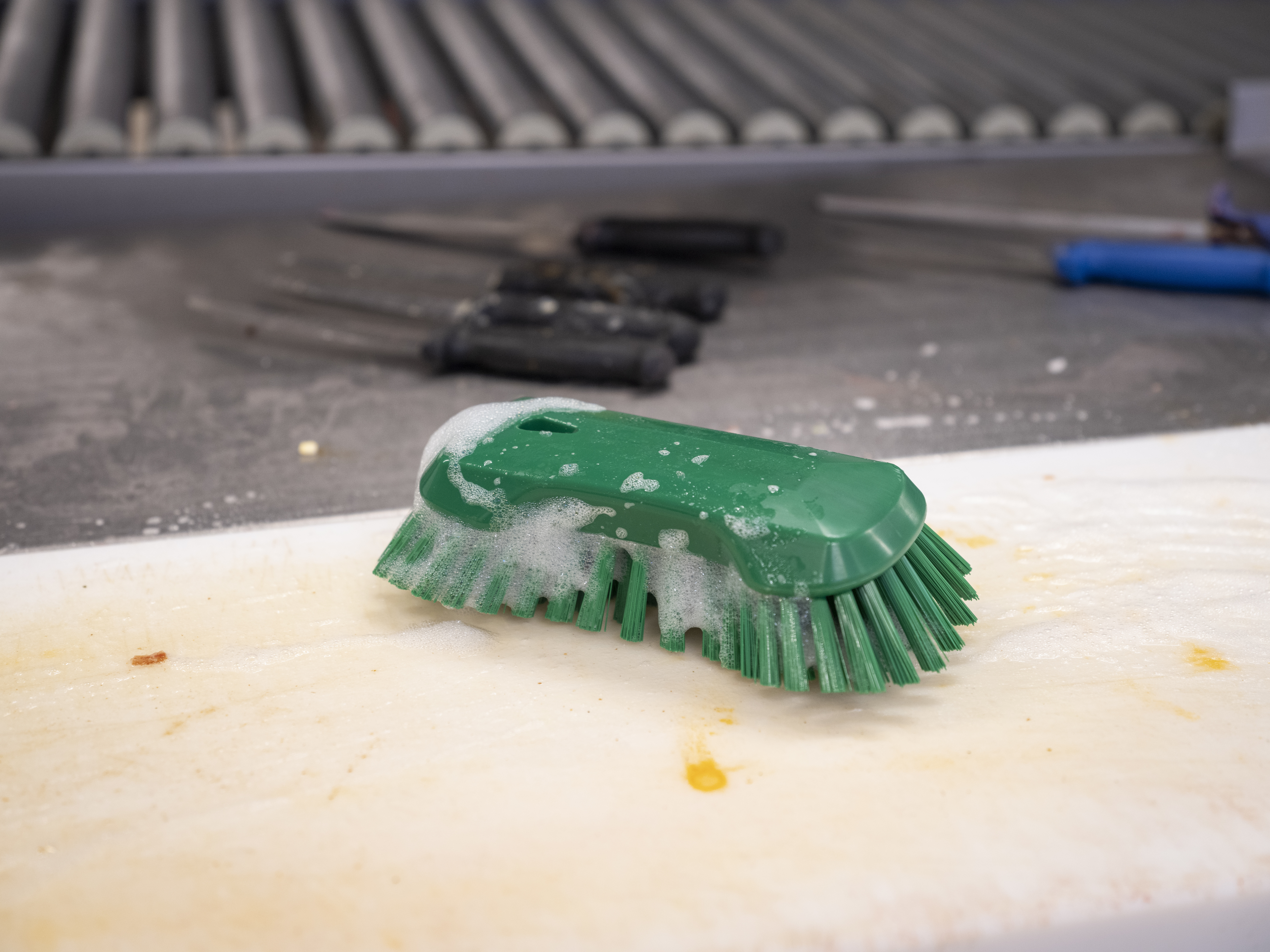 Vikan XL Hand Brush, 230 mm, Very hard, Blue