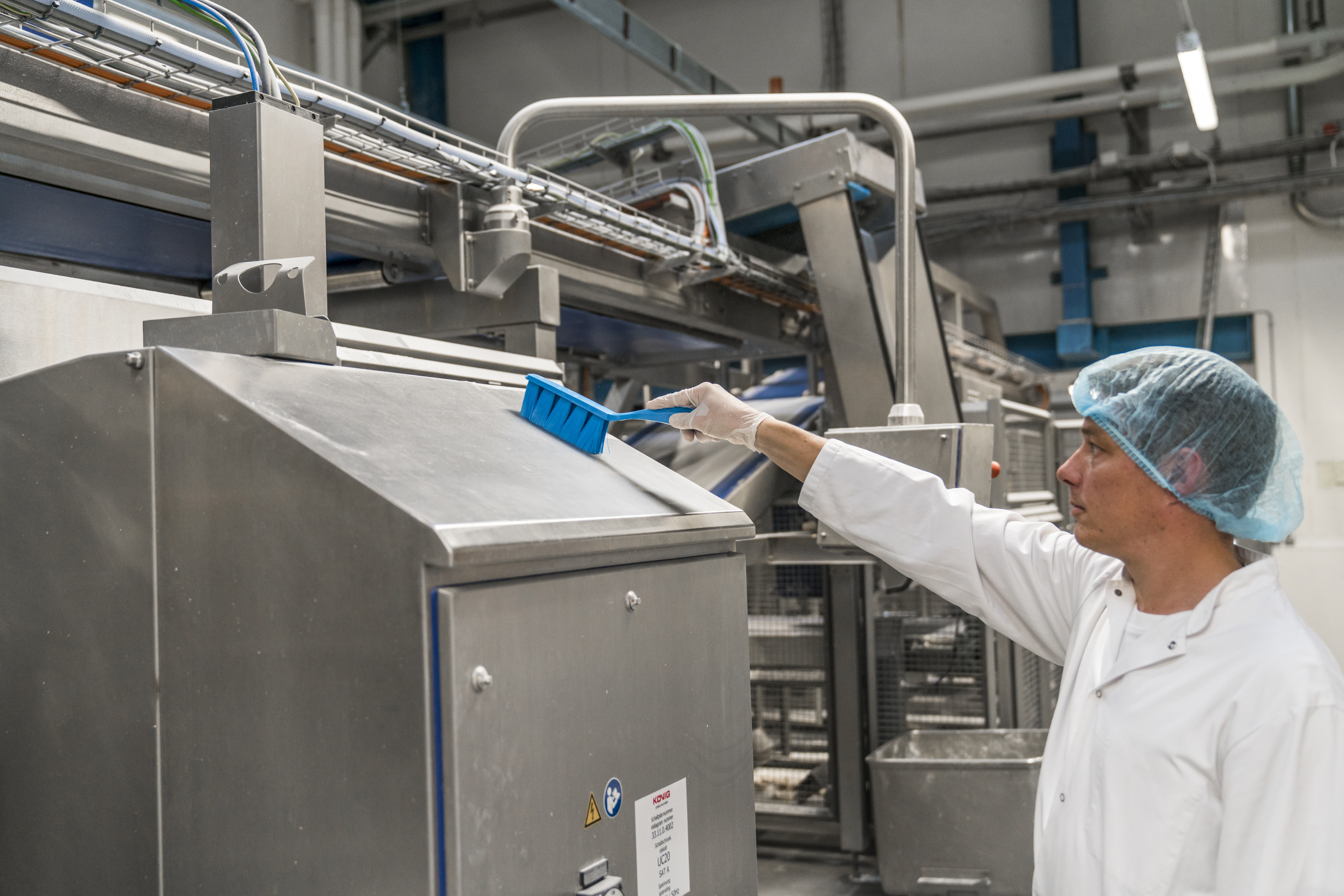 Vikan UST Bench Brush, 330 mm, Soft, Blue