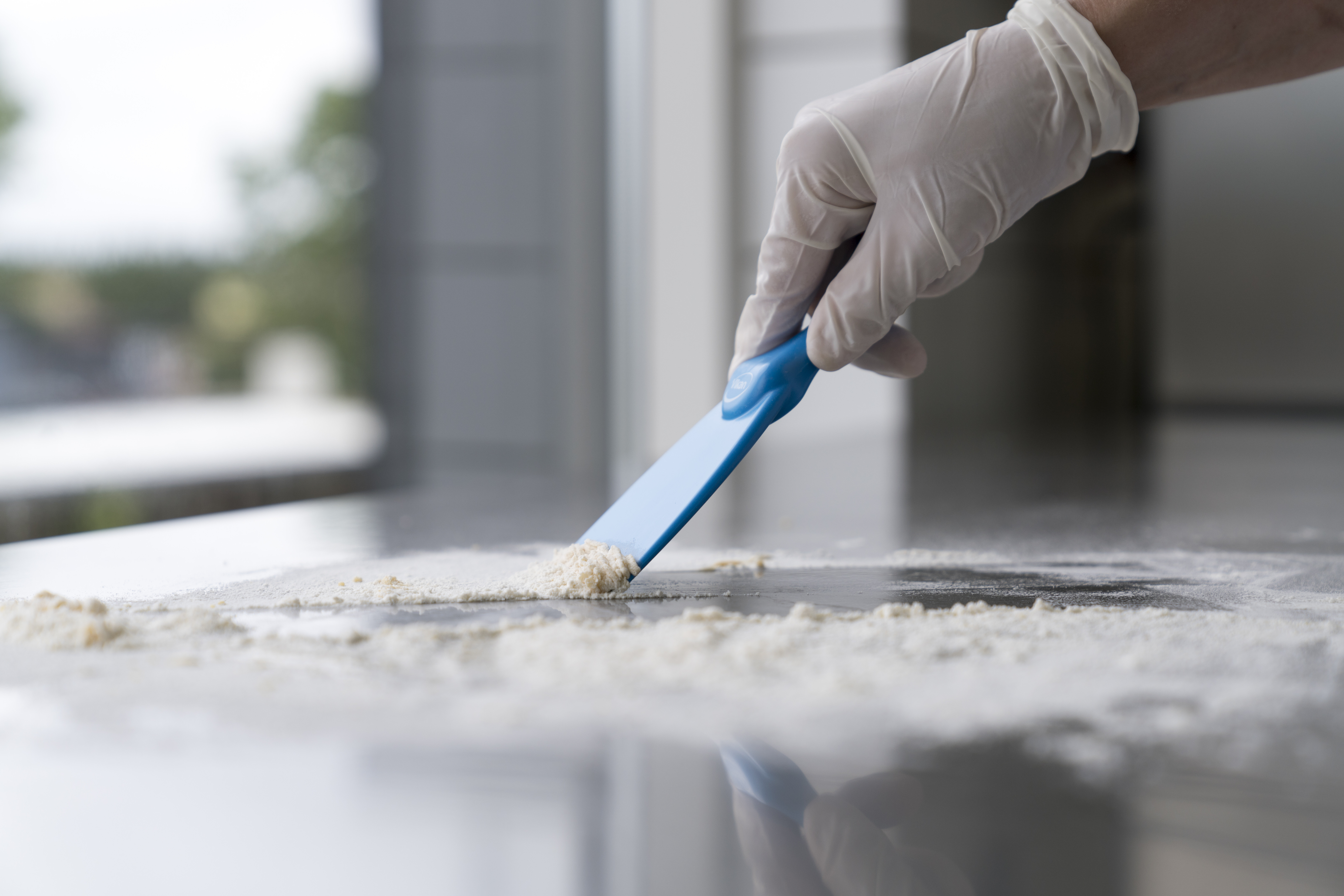 Vikan Hand Scraper, 102 mm, Blue