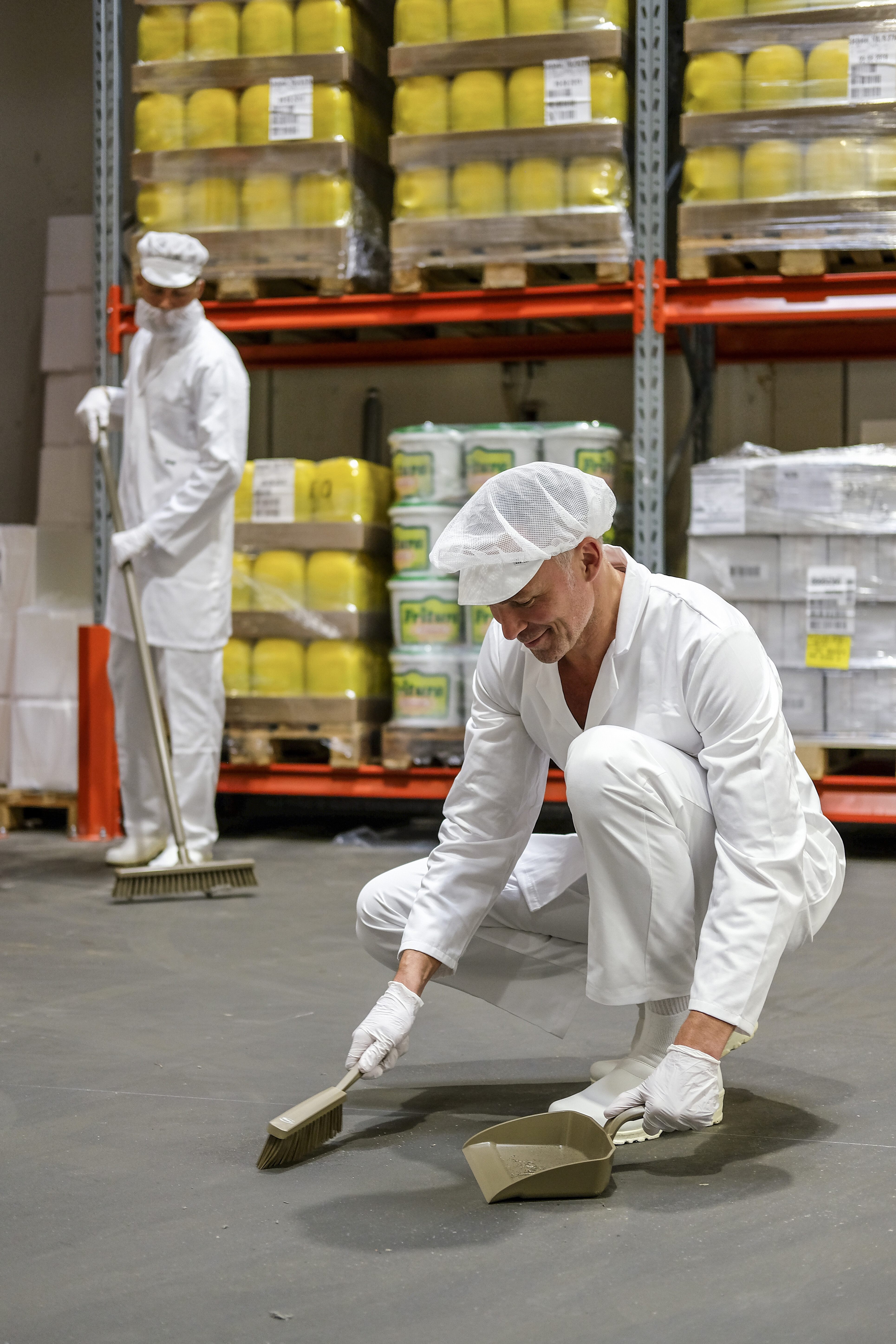 Vikan Hand Brush, 330 mm, Medium, Blue