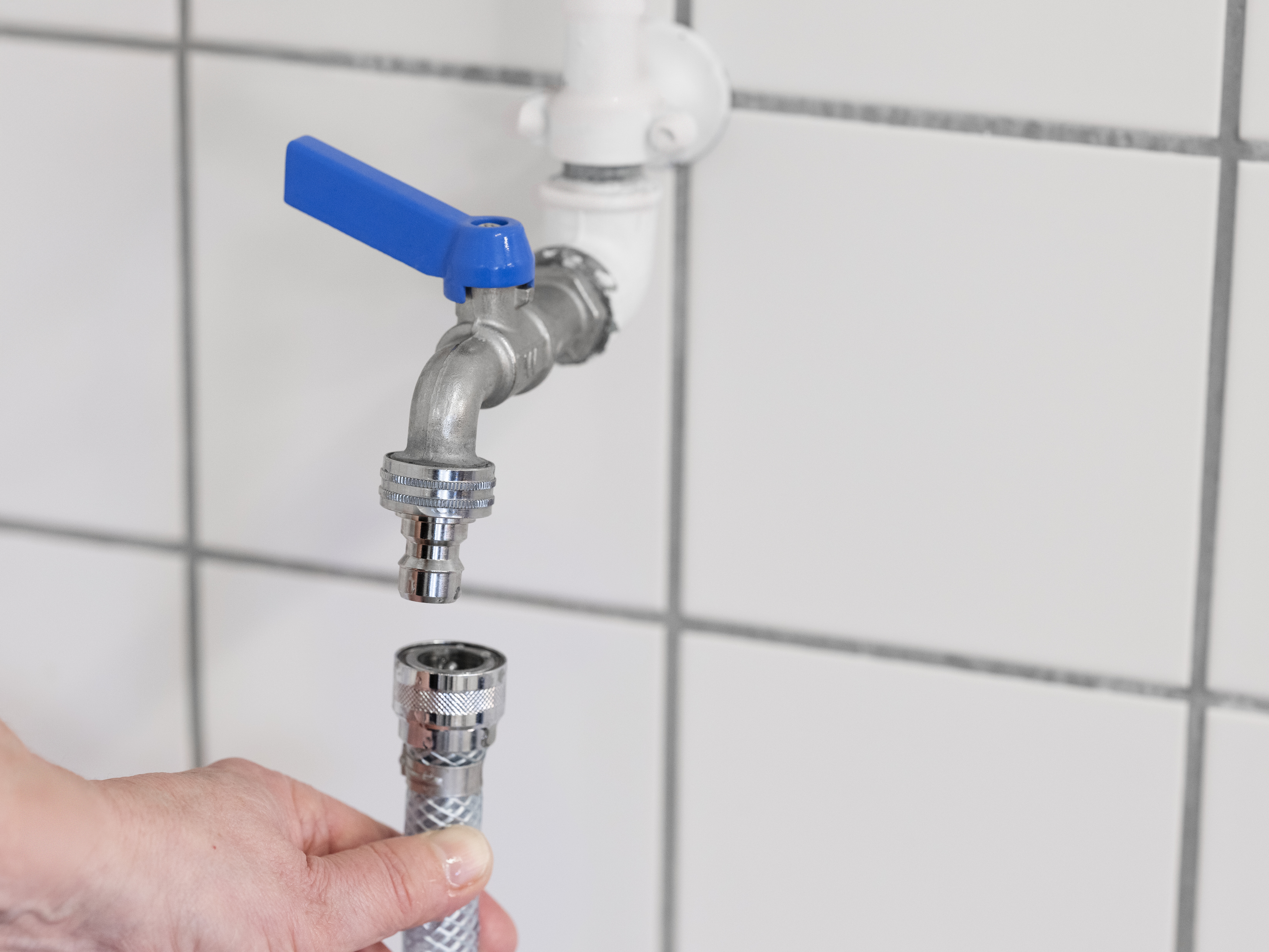 Vikan Cold water hose, 1/2" (Q), 10000 mm, Transparent