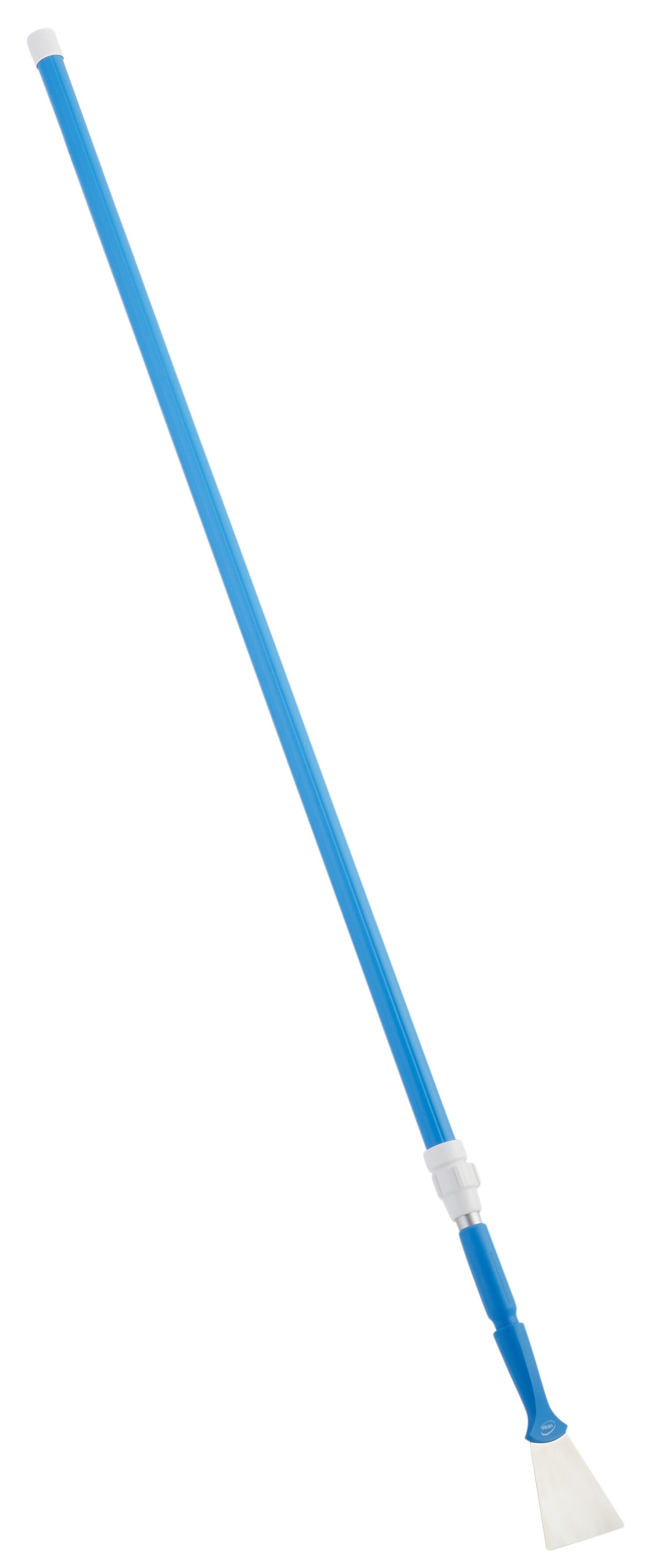 Vikan Stainless Steel Scraper with Threaded Handle, 100 mm, Blue